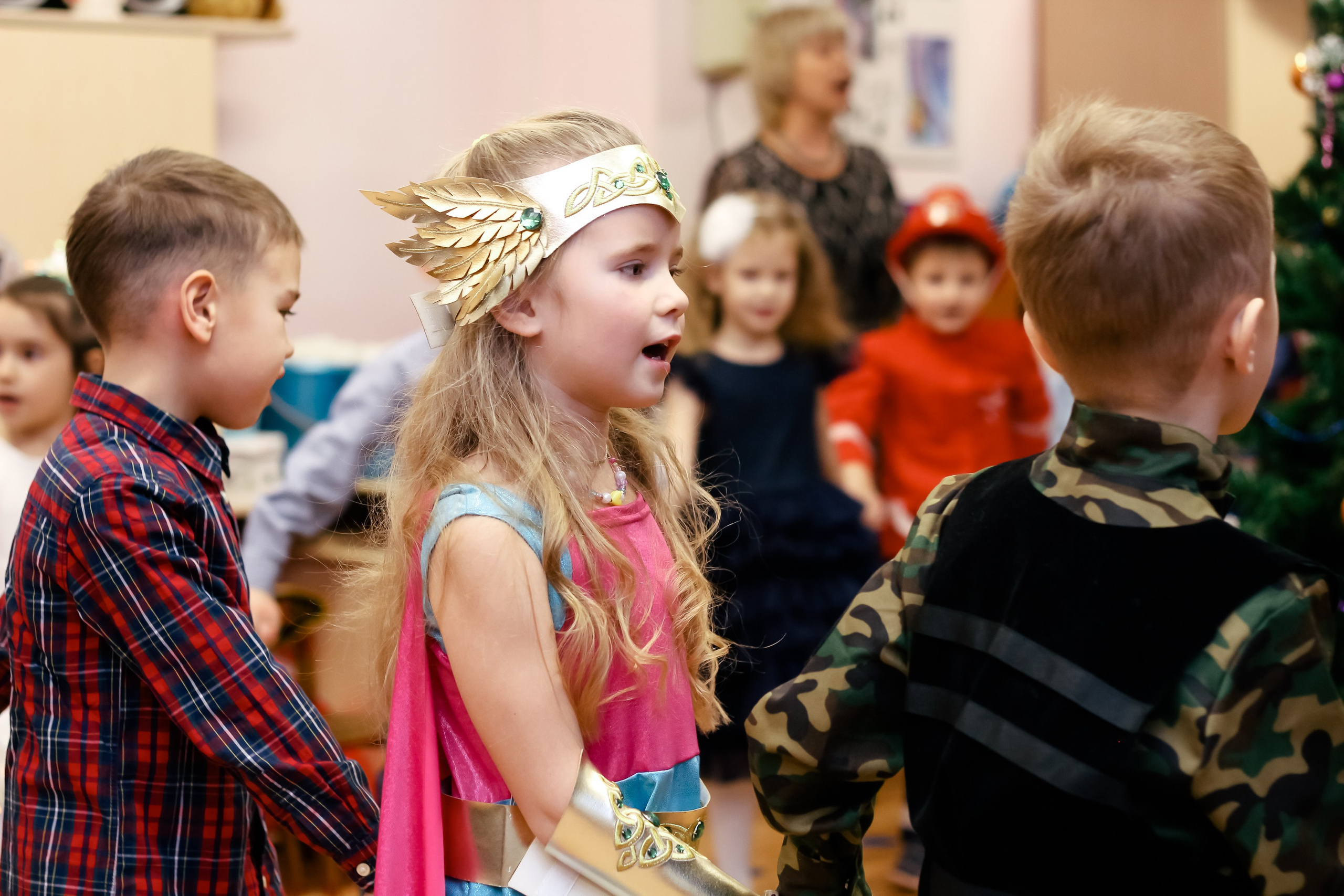Новогодний утренник. Фотограф Великий Новгород Татьяна Чиглинцева