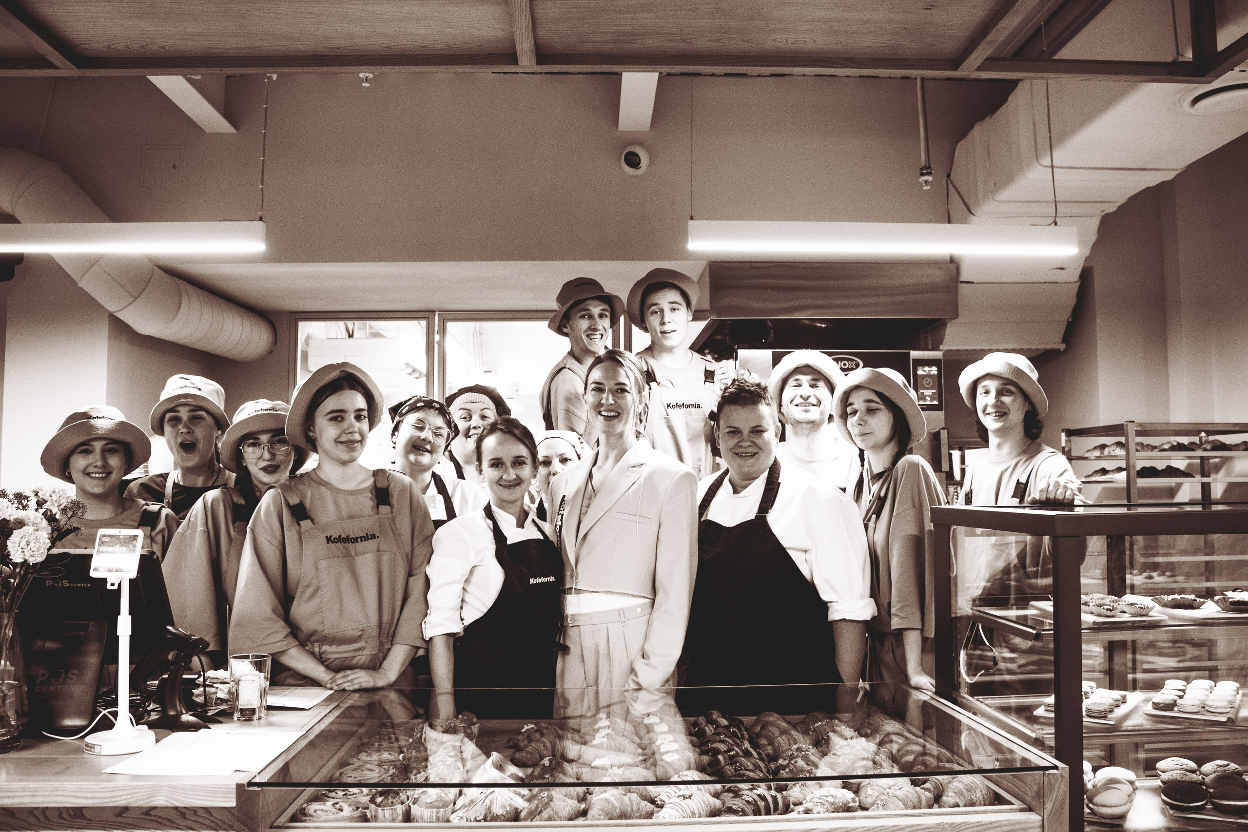 Съемка в кофейне