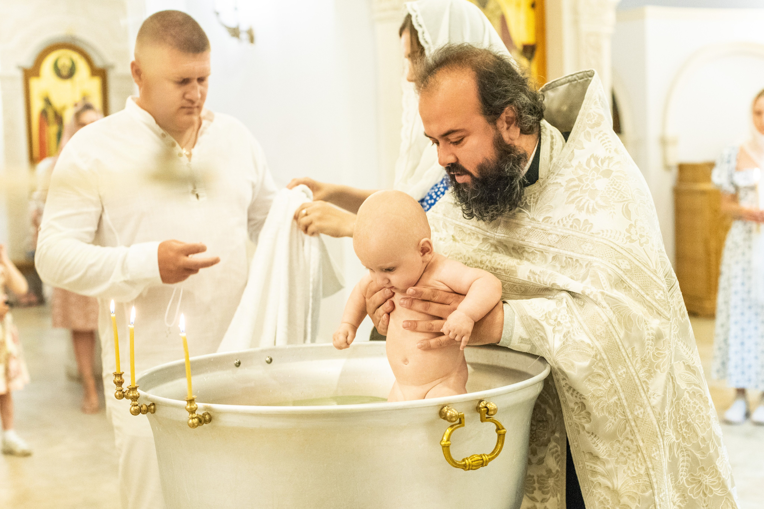 Крещении Ксении. Фотограф Юлия Попова