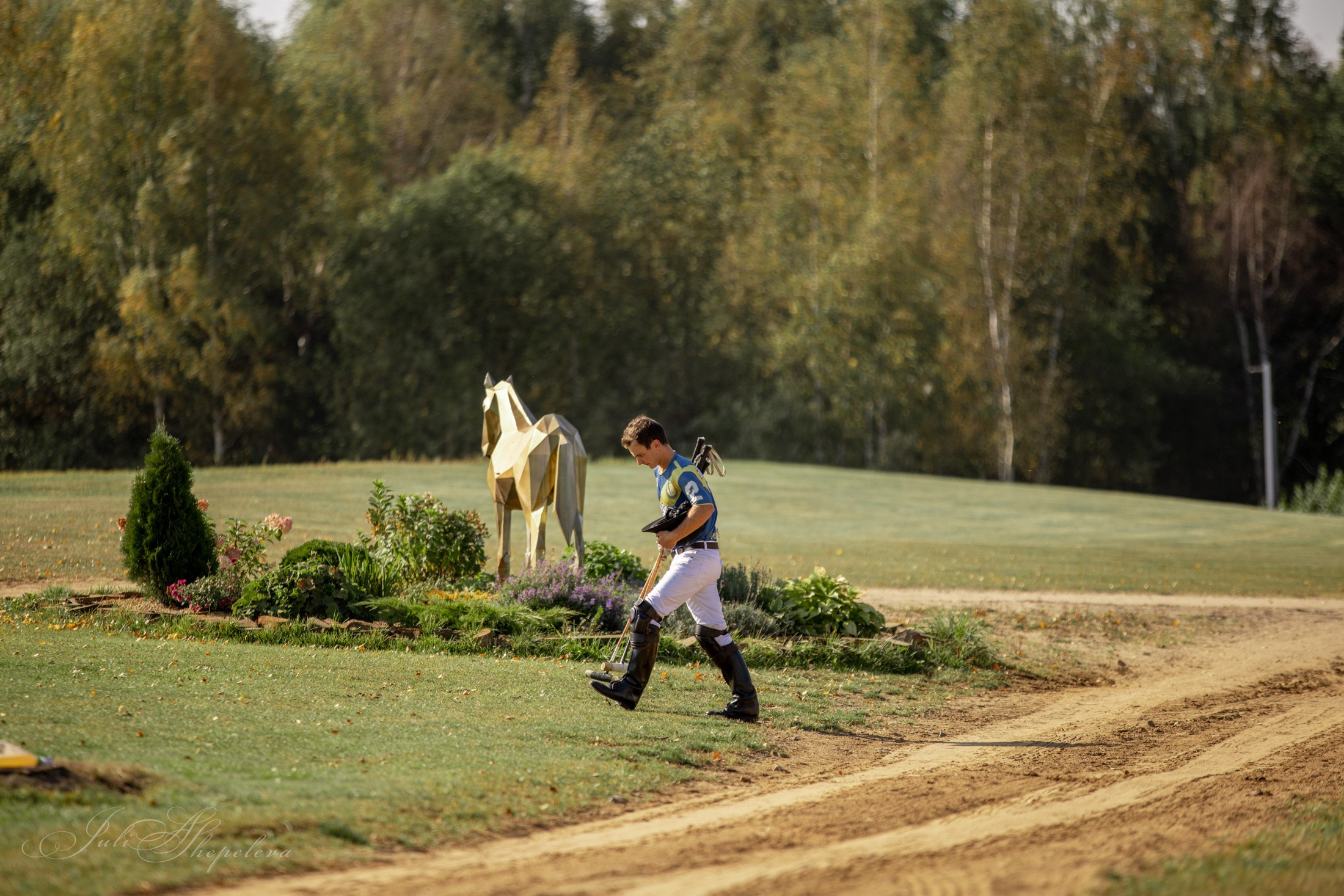 Осенний кубок по конному поло. Детская Конная фотография в Москве Юлия Шепелева
