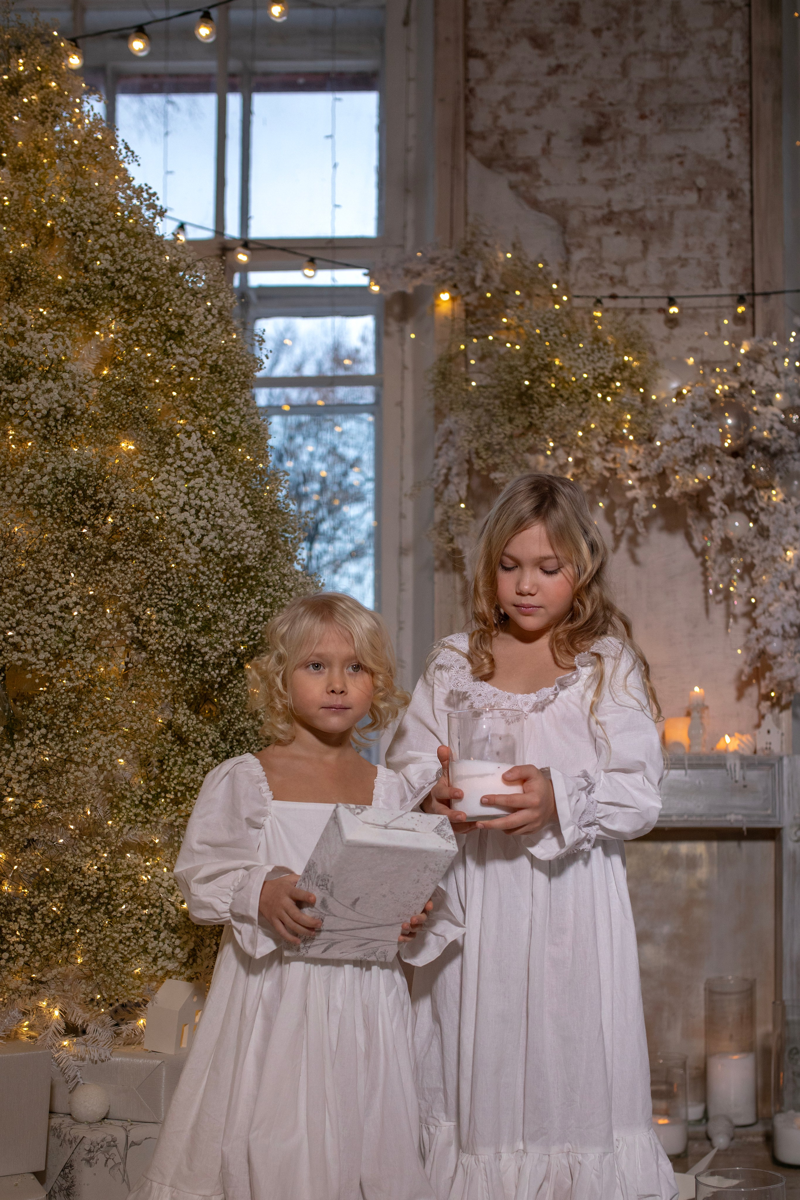 Новогодняя фотосессия Анны с детьми. Арт- фотограф Москва