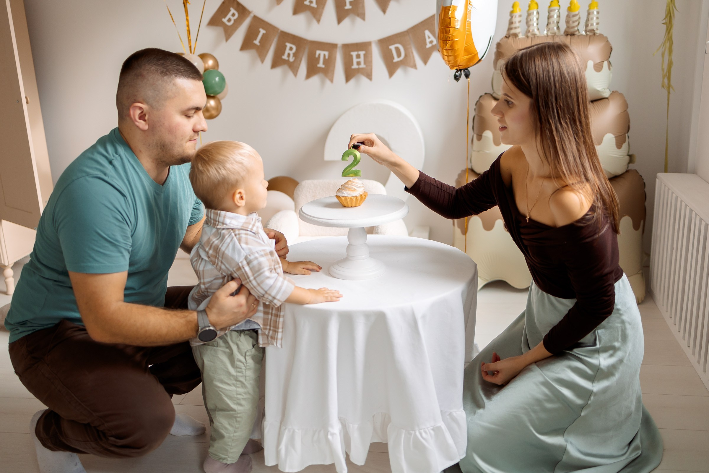 День рождения 2 года. Семейный Фотограф в Москве Евгения Симоненко
