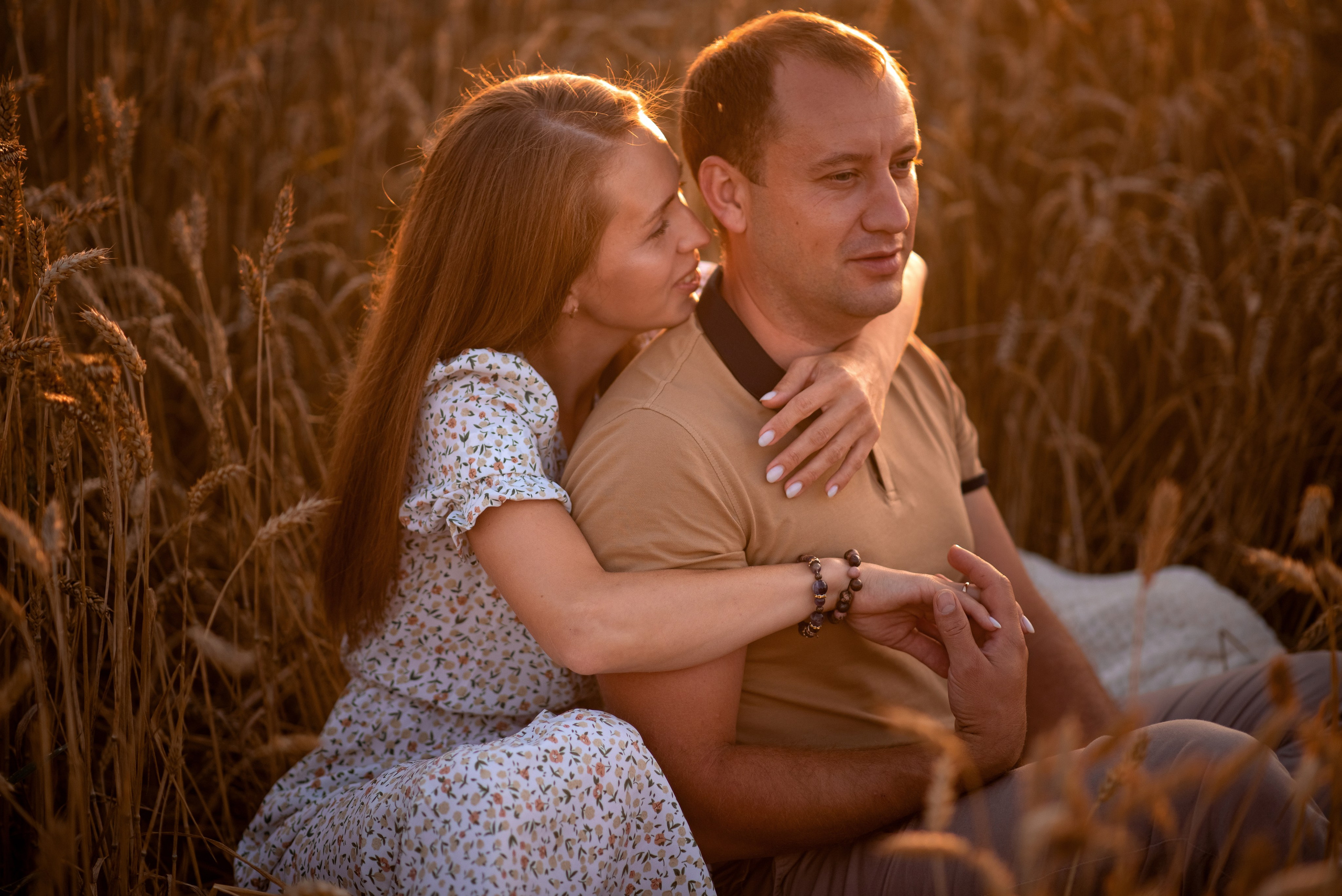 Семейная фотосессия в пшеничном поле. Семейный и детский фотограф в Туле Светлана Воронкова