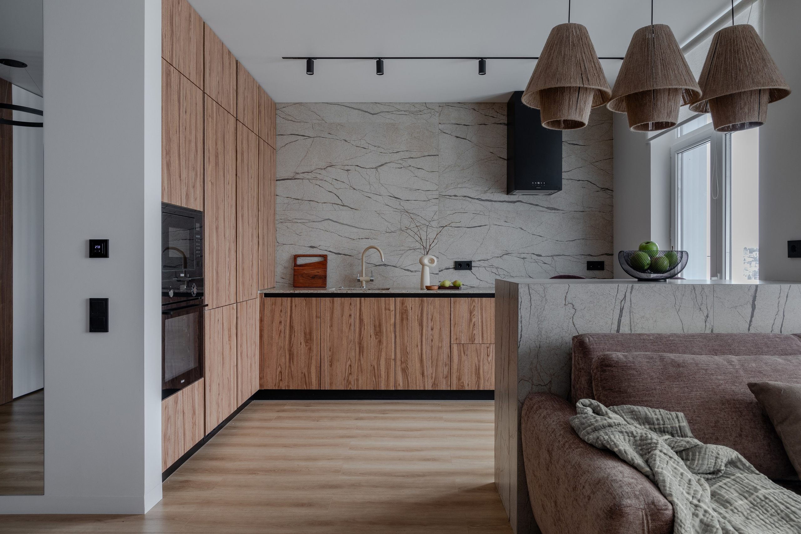 Дизайн проект Марии Белоусовой @mary_belt_art, ЖК "Альпийский квартал", Сочи. Интерьерный фотограф Москва