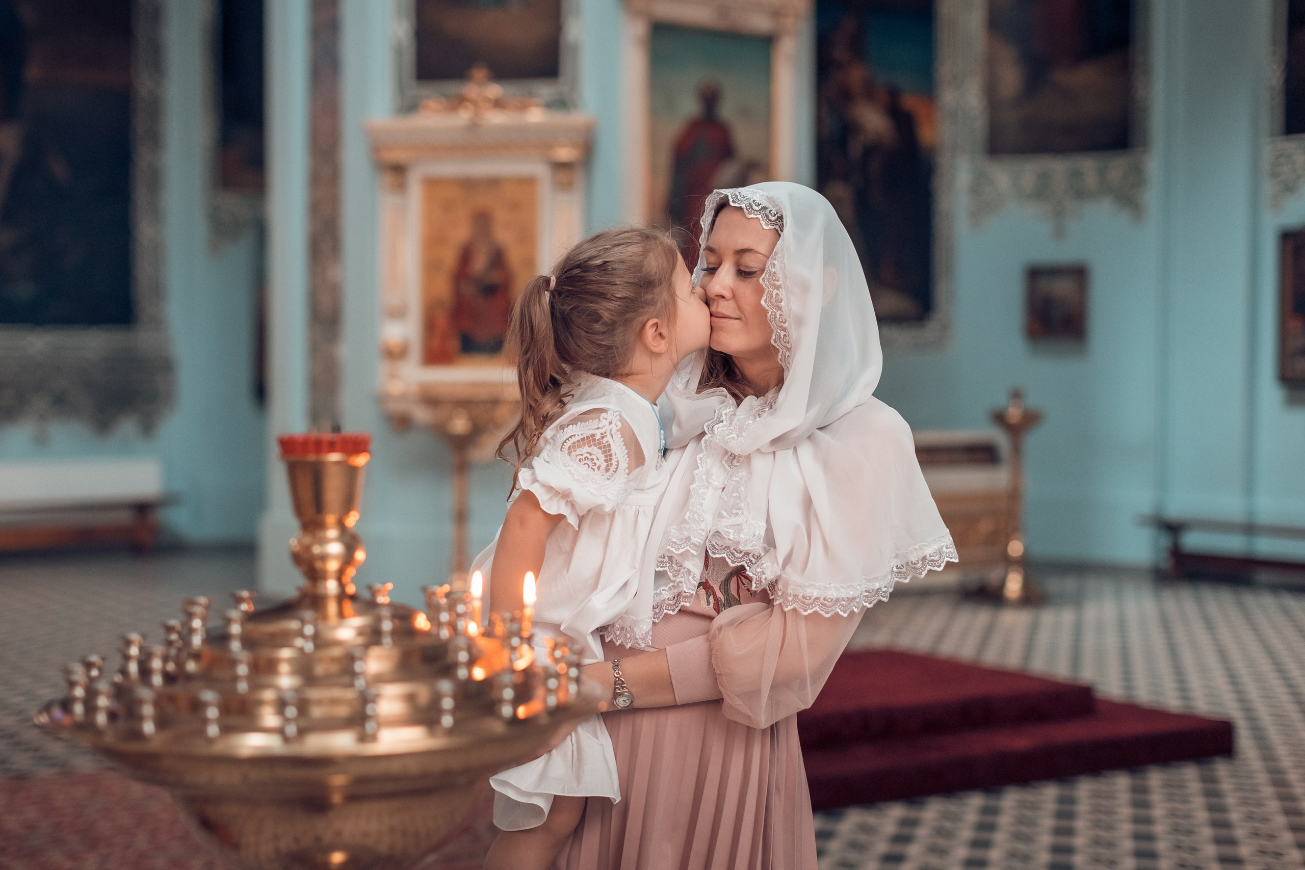 Таинство Крещения Ярославы. Храм Сошествия Святого Духа. Главная