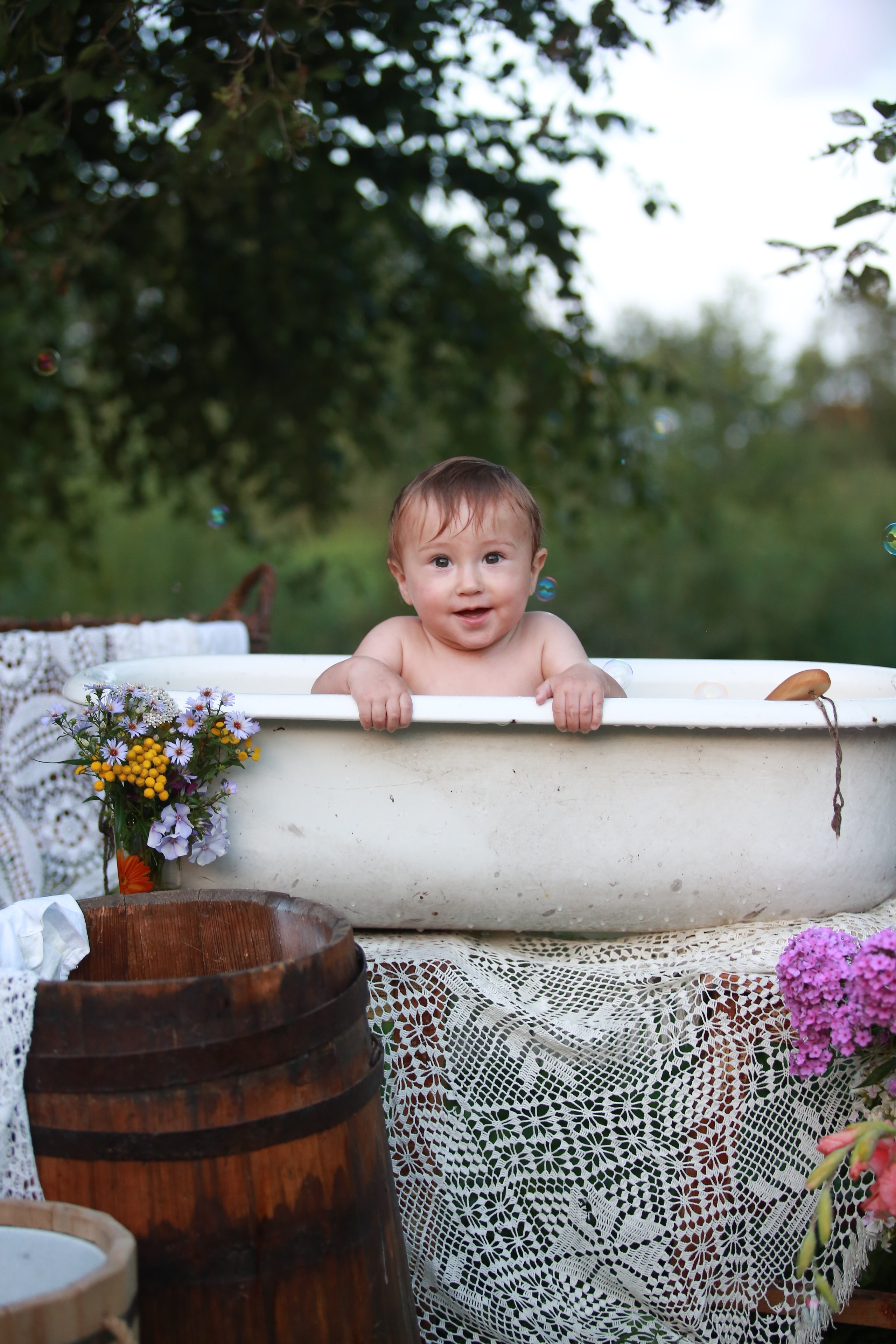 Проект «Ретро стирка на реке». Семейный и детский фотограф в Москве Мария Быкова