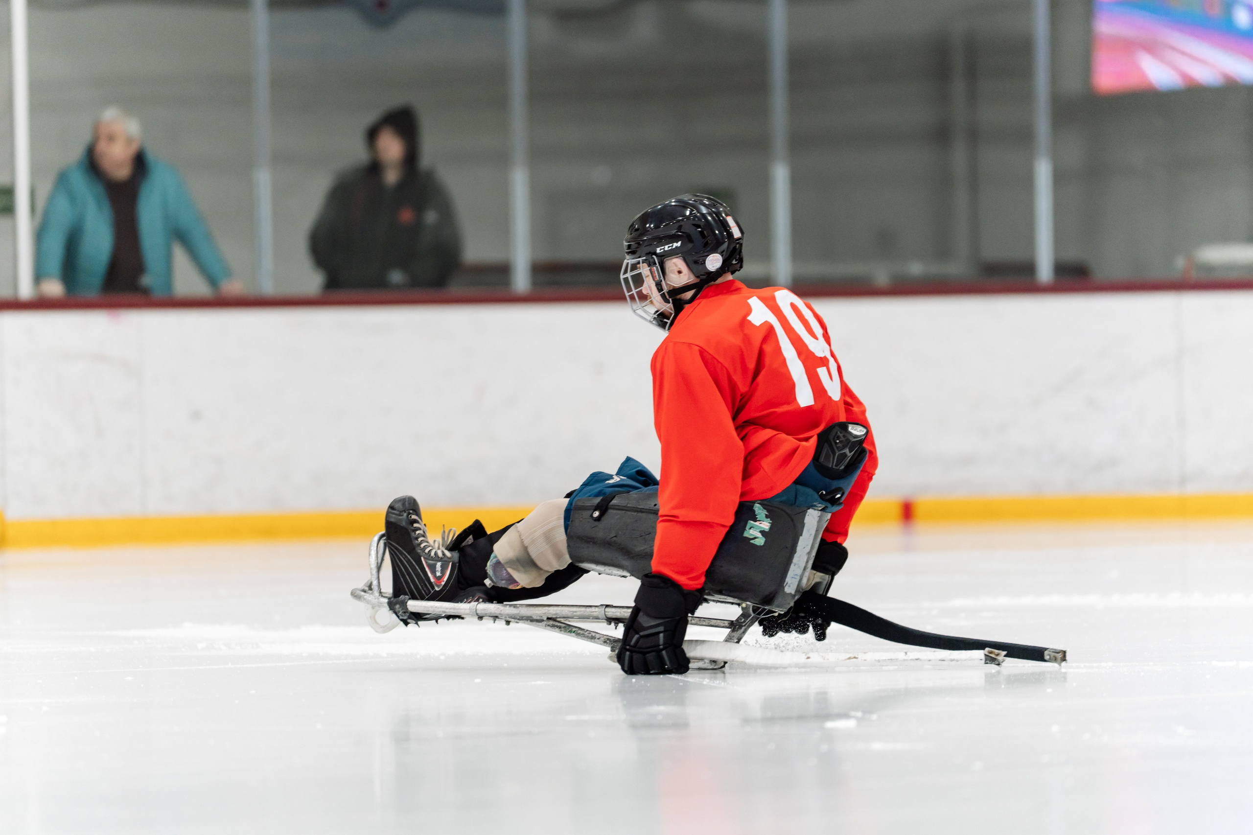 Игра в следж хоккей приуроченная 23.02.26 в арене Сталкер
