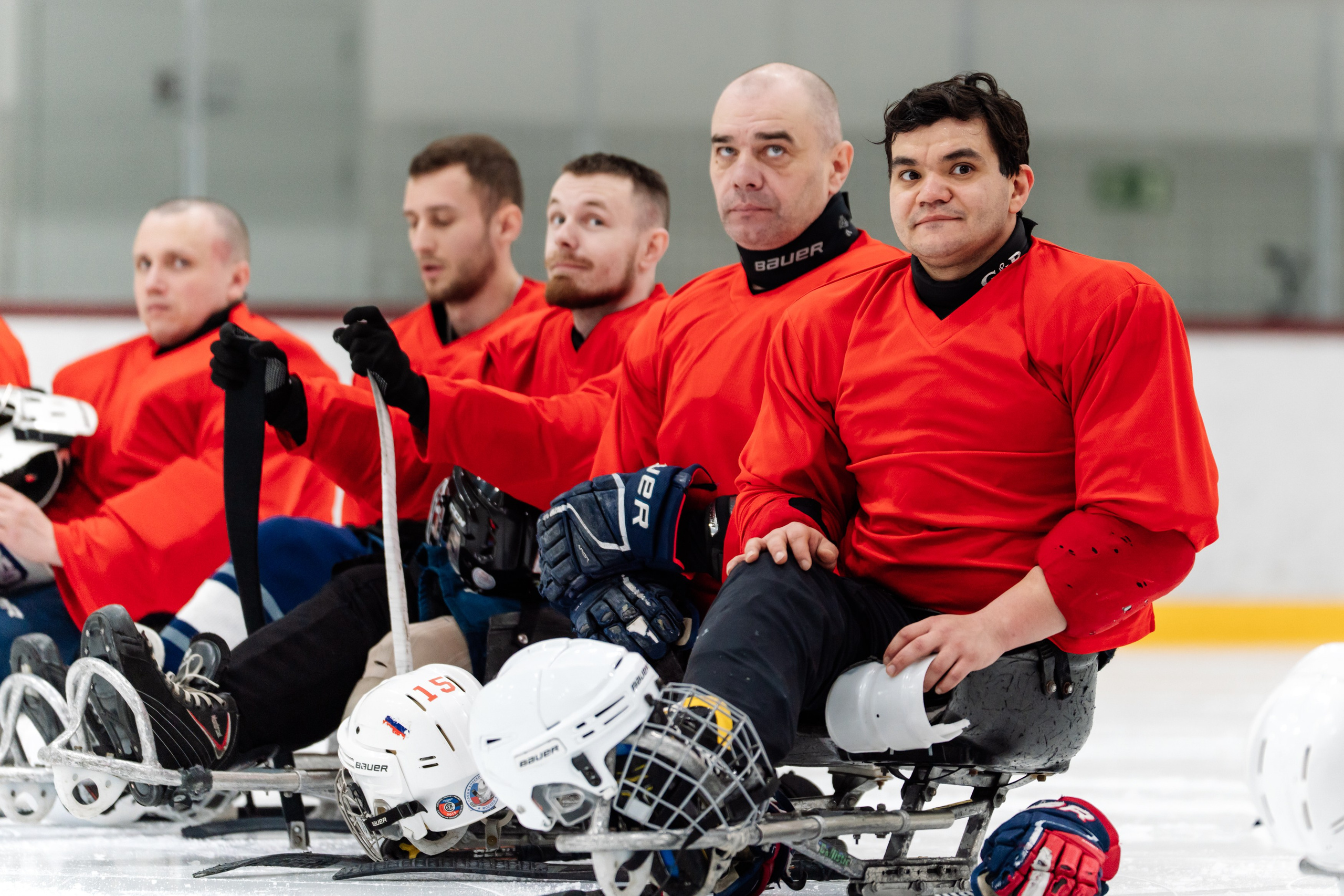 Игра в следж хоккей приуроченная 23.02.26 в арене Сталкер