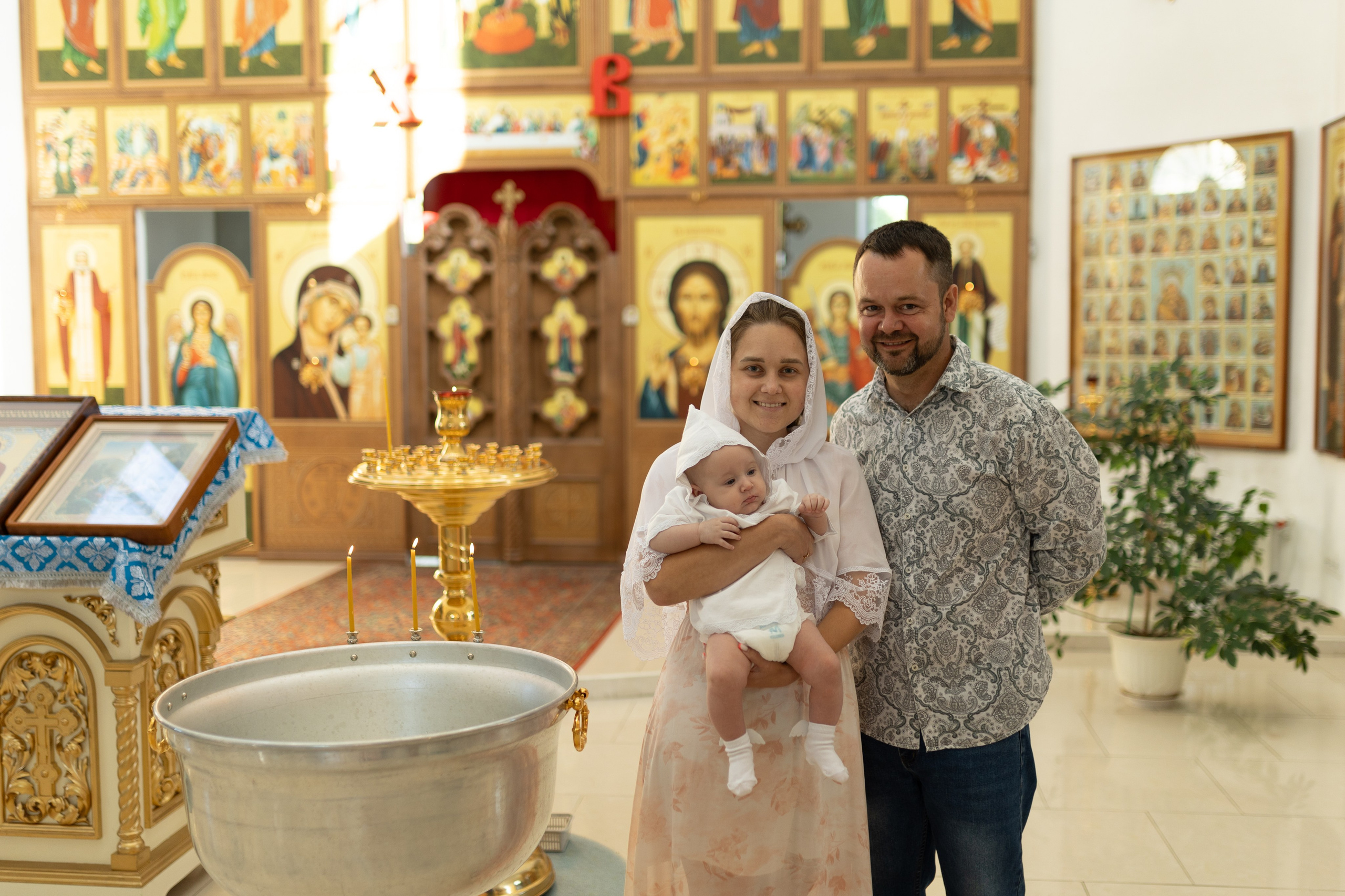 Крещение Артёма (все фото с таинсвта крещения). Фотограф новорожденных. Детский и семейный фотограф Марьяна Юдина