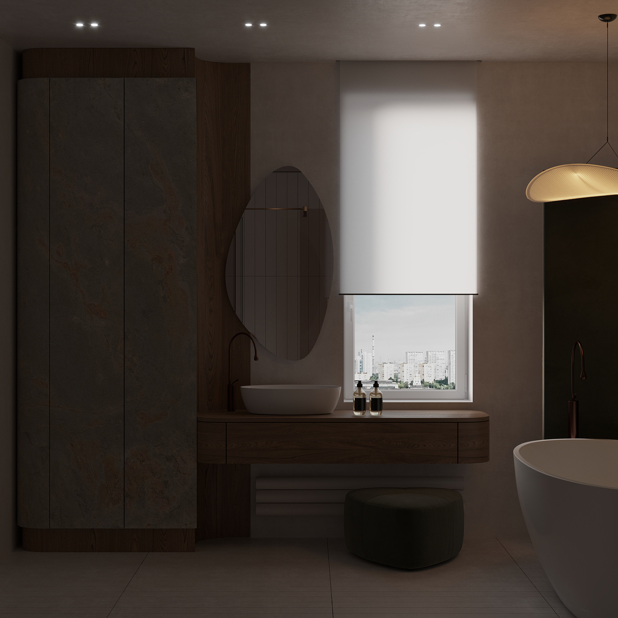 отдельностоящая ванна