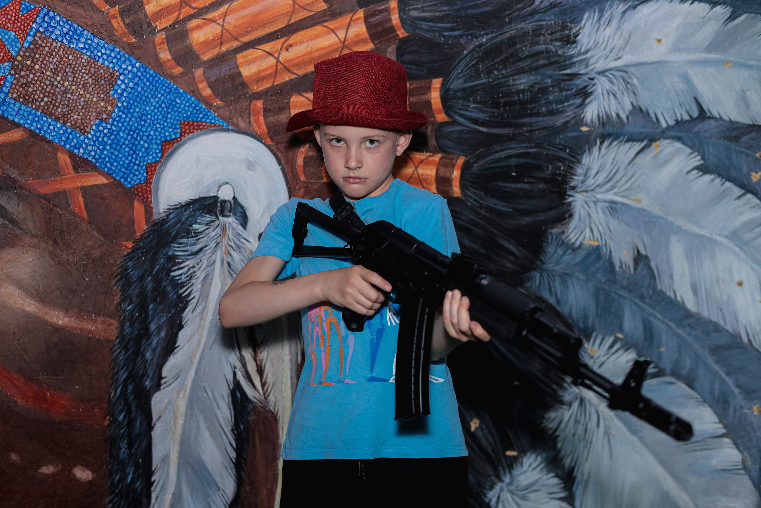 День рождение в стрелковом клубе. Фотограф Надршина Лилия