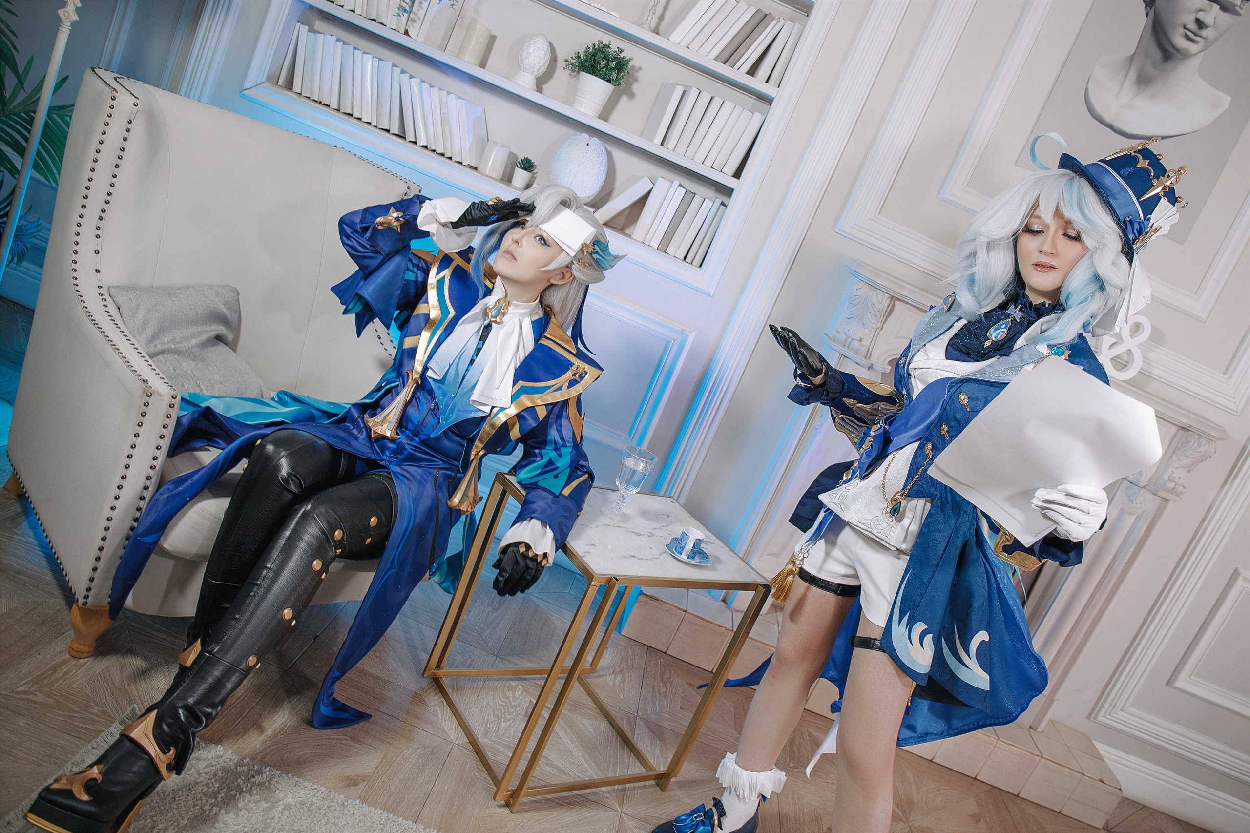 GENSHIN IMPACT: Neuvillette & Furina. Polaroud love