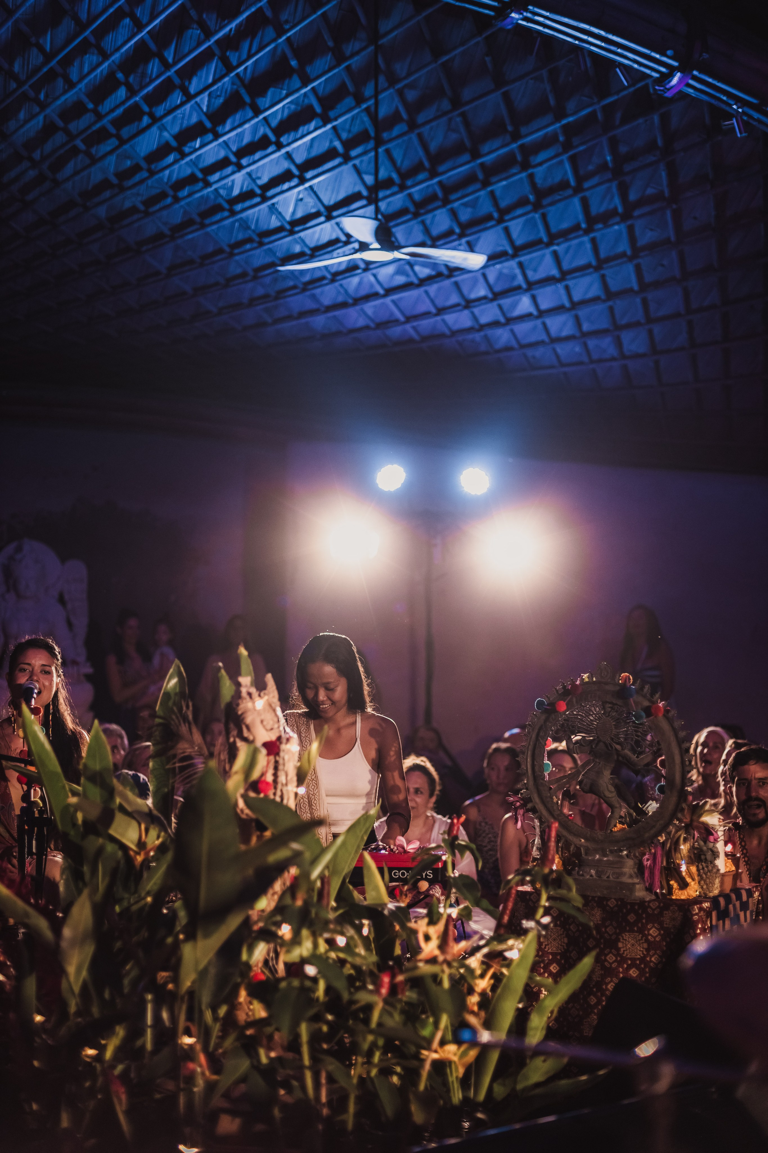 Hanuman Project kirtan at Alchemy april. Mariam Bagdasaryan