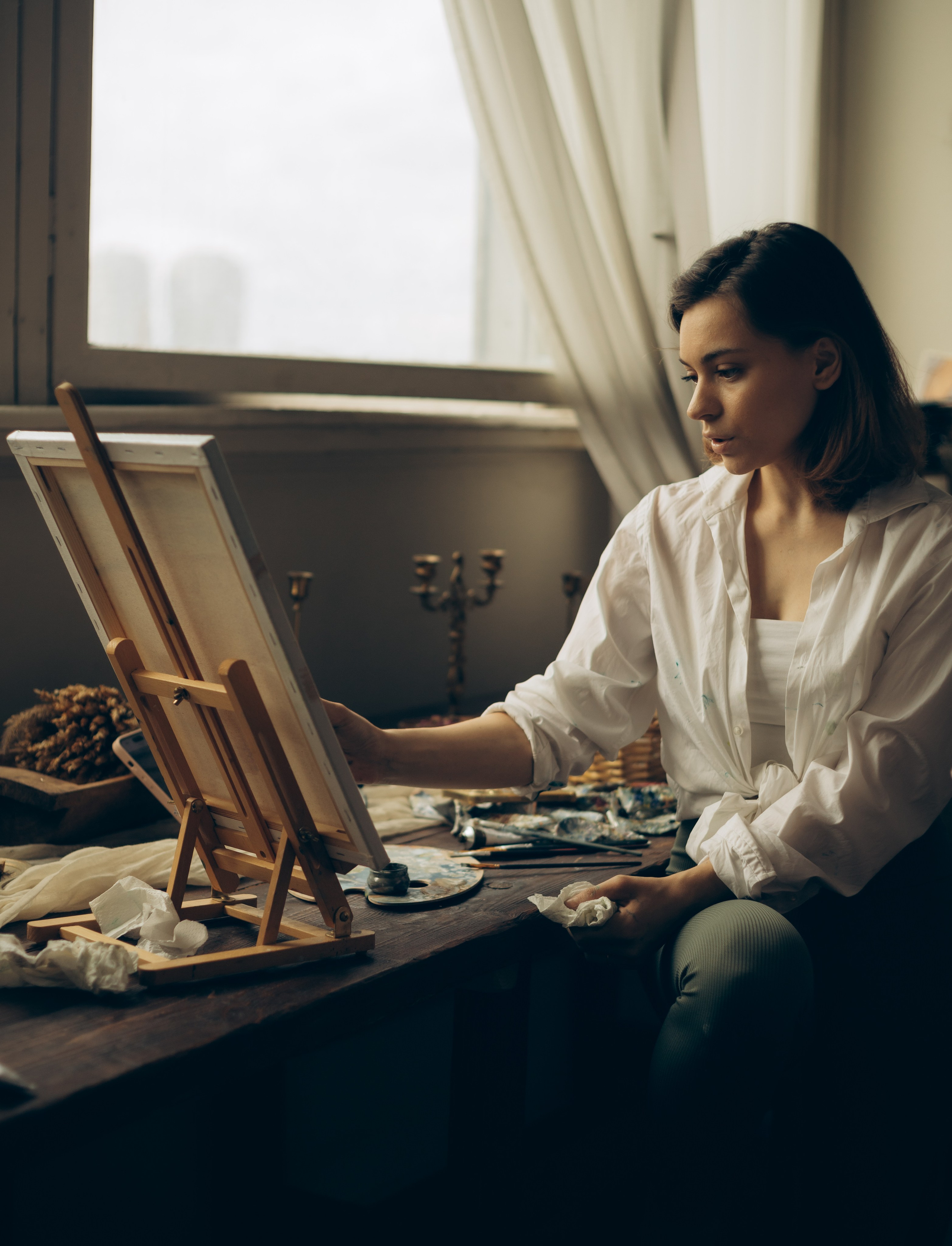 Мастерская художника. Женский фотограф Истра