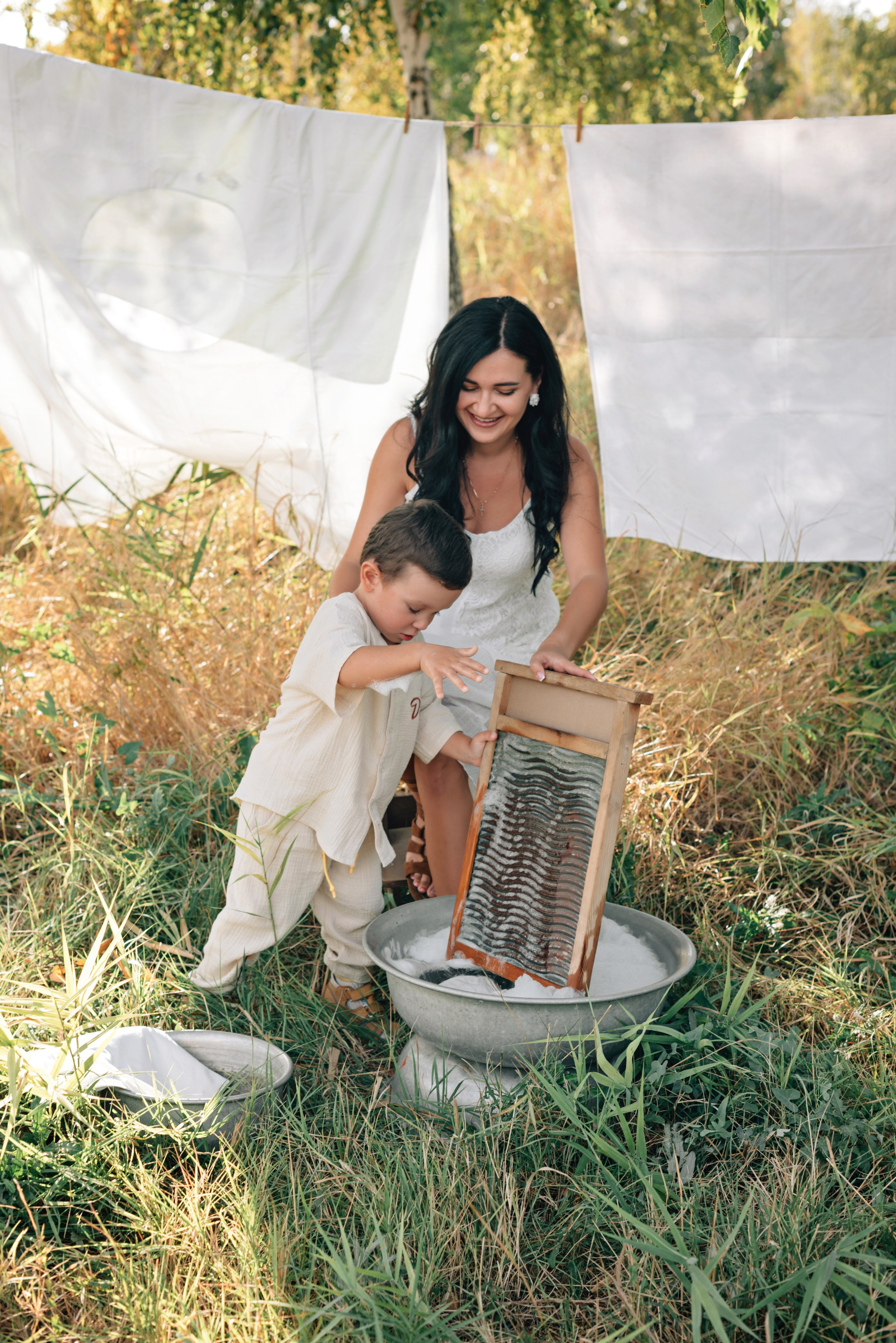 Фотодень «Стирка». Детский и семейный фотограф выпускной альбом Приморско-Ахтарск