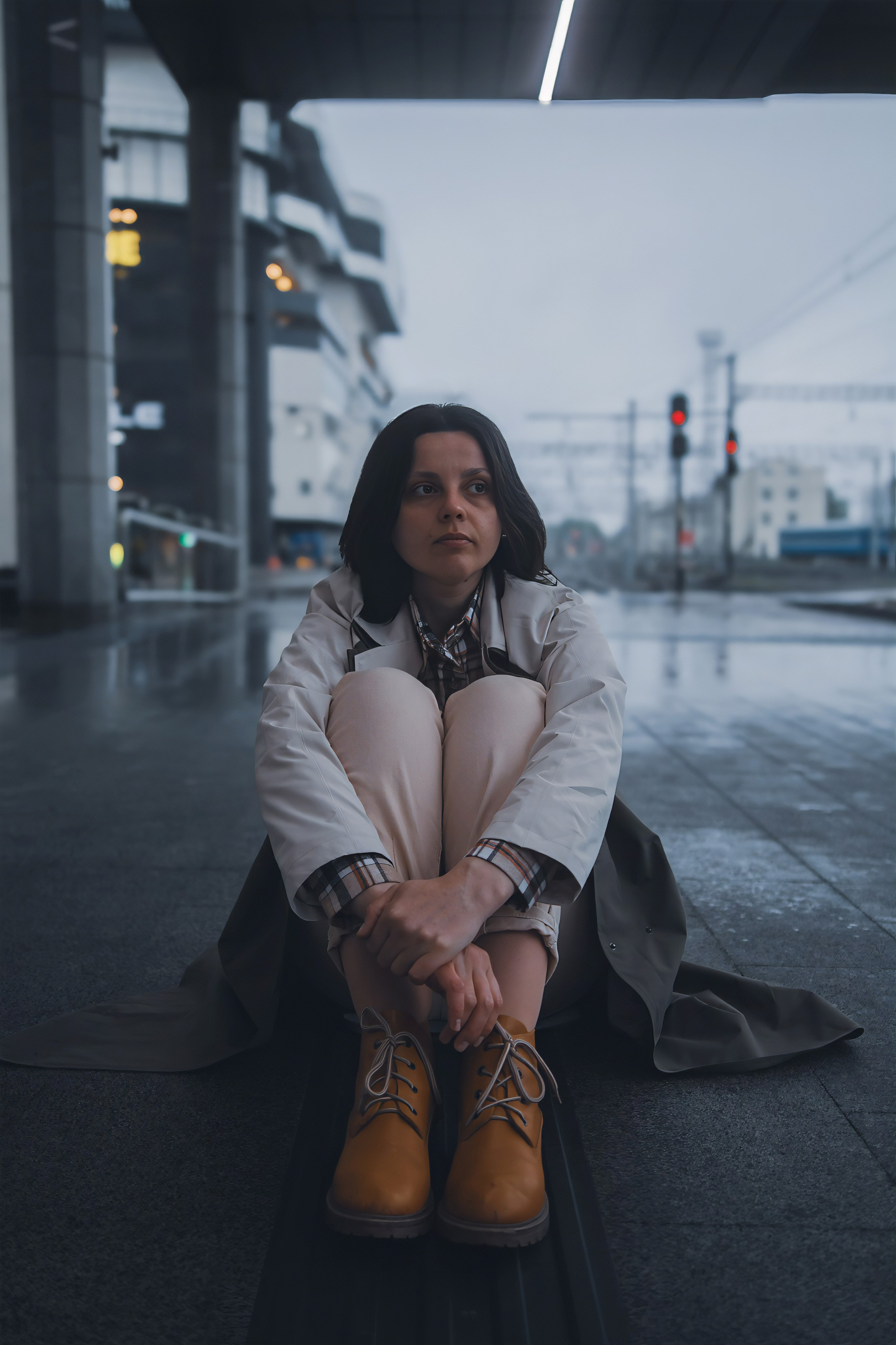 Фотосессия на вокзале