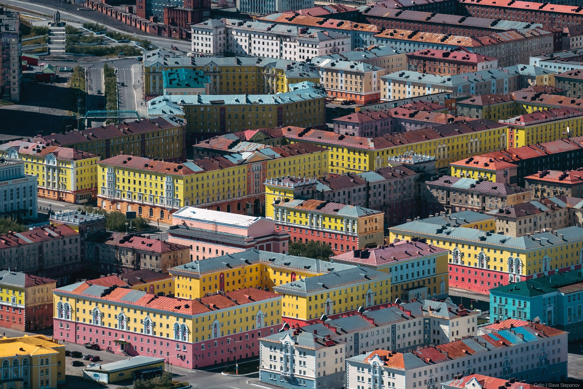 Норильск, застройка, архитектура