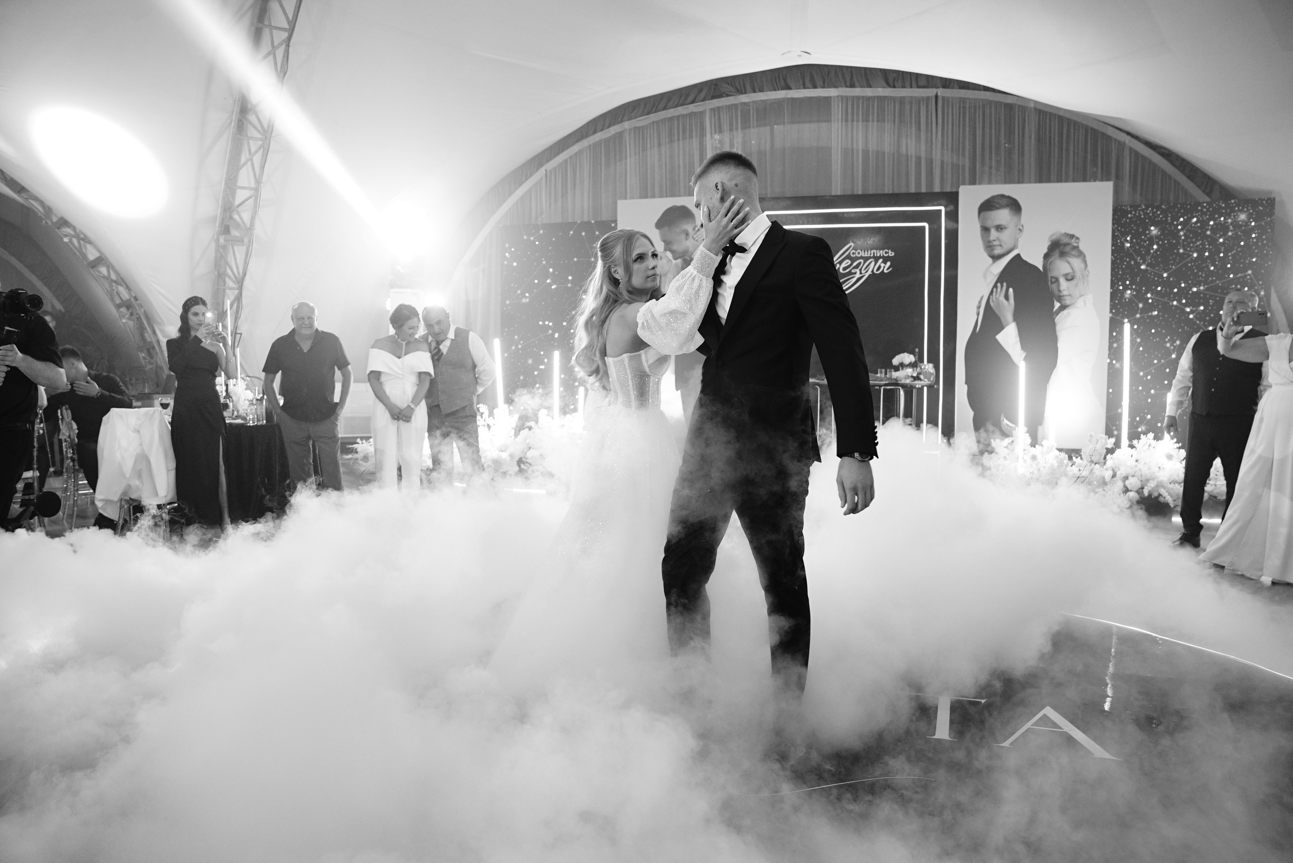 Никита и Галина чб. Свадебный фотограф в Самаре Анна Ковалева