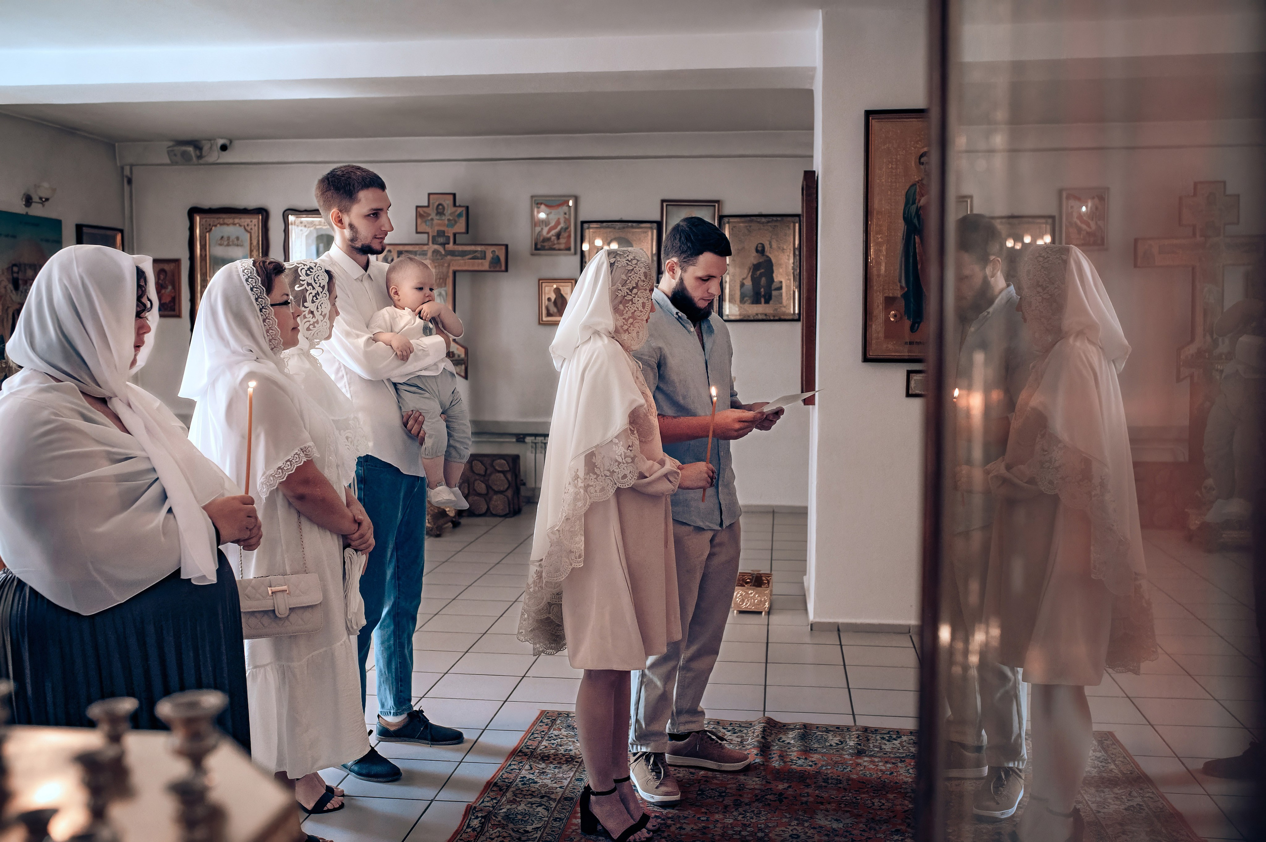 Фото крещения в Красноярске. Фотографы крещения/венчания  Красноярск Татьяна и Вячеслав Переваловы