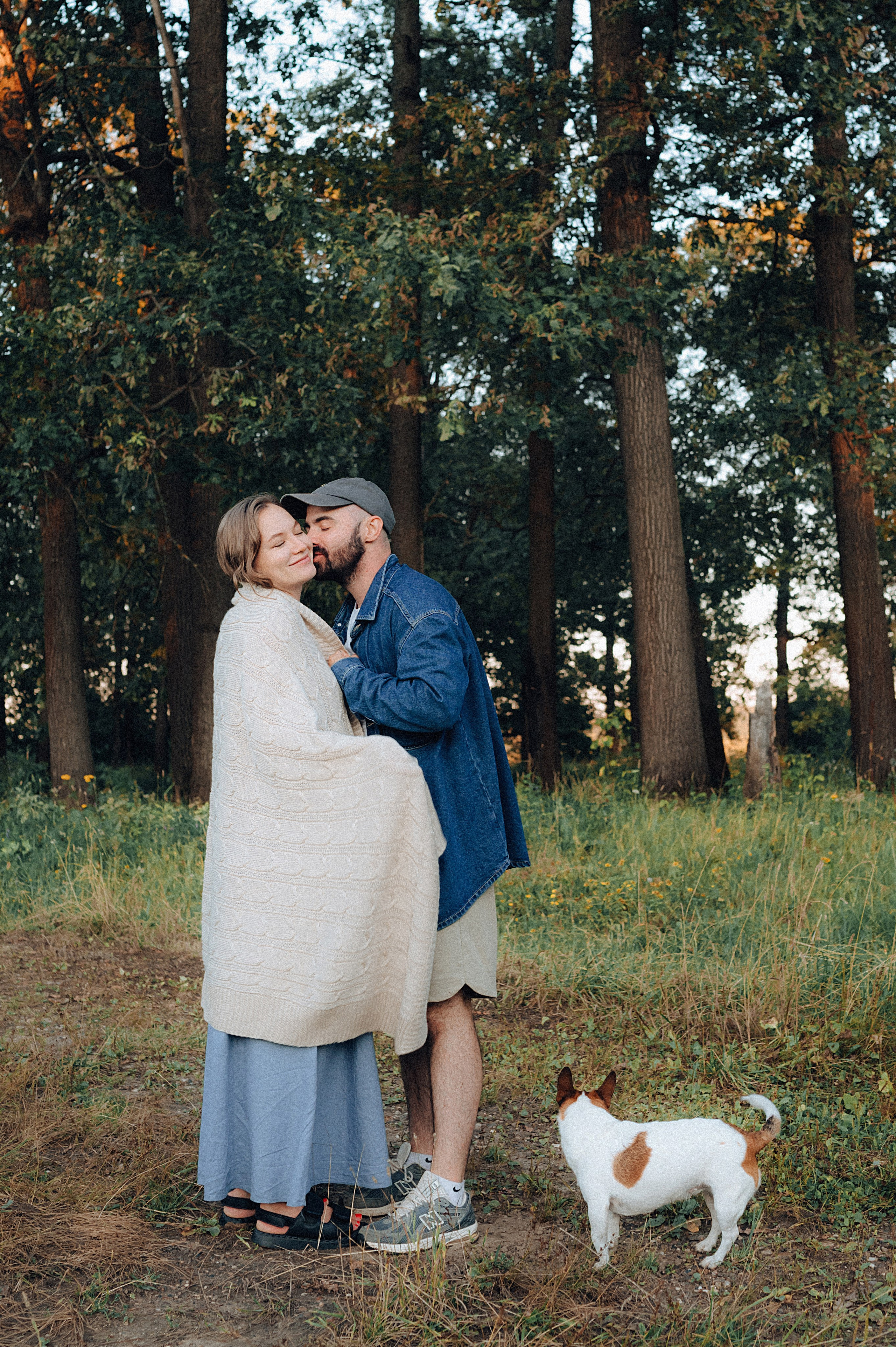 Лес.закат.Вика и Денис. Детский и семейный фотограф Катерина Мишина