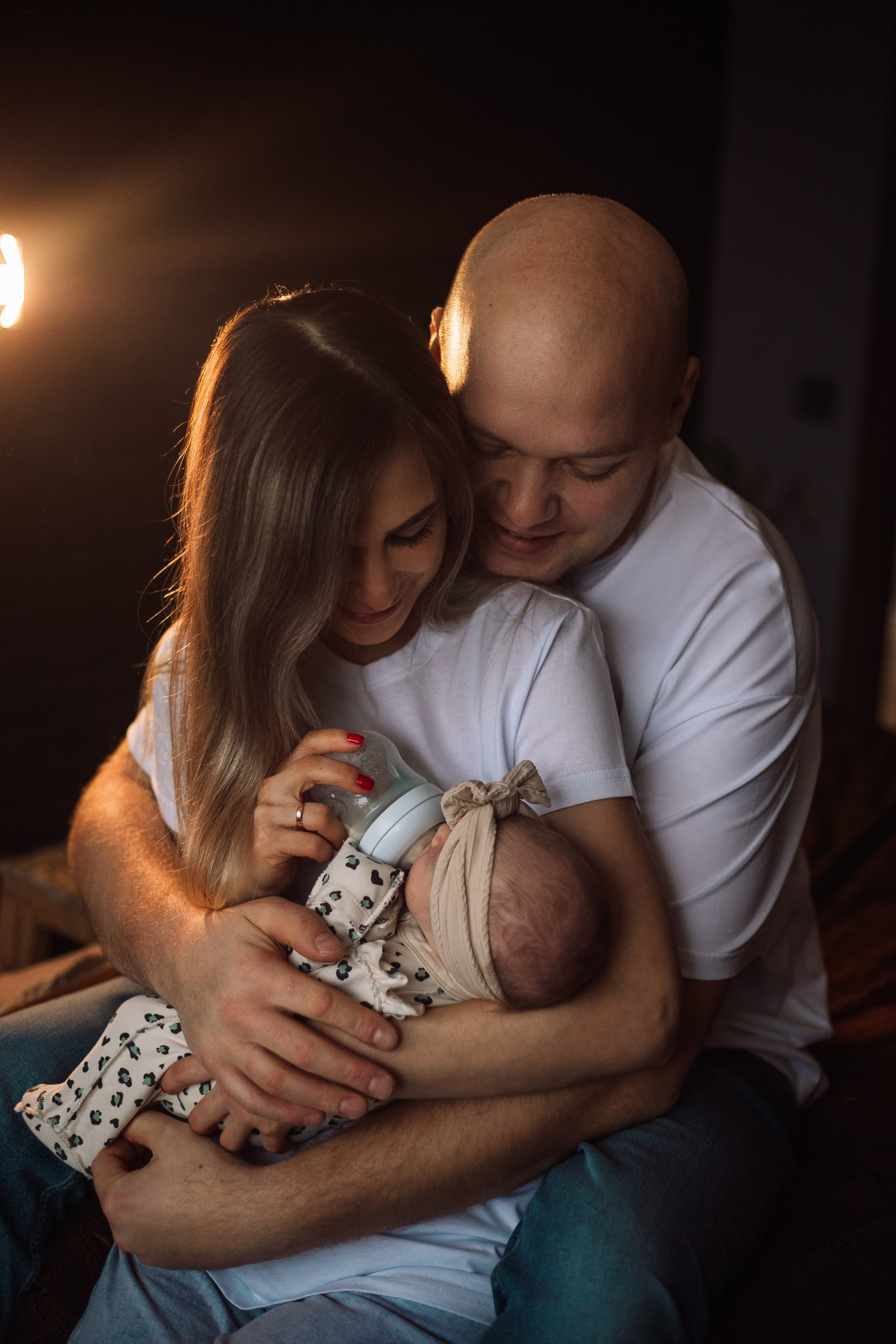 Семейная фотосессия в студии/дома