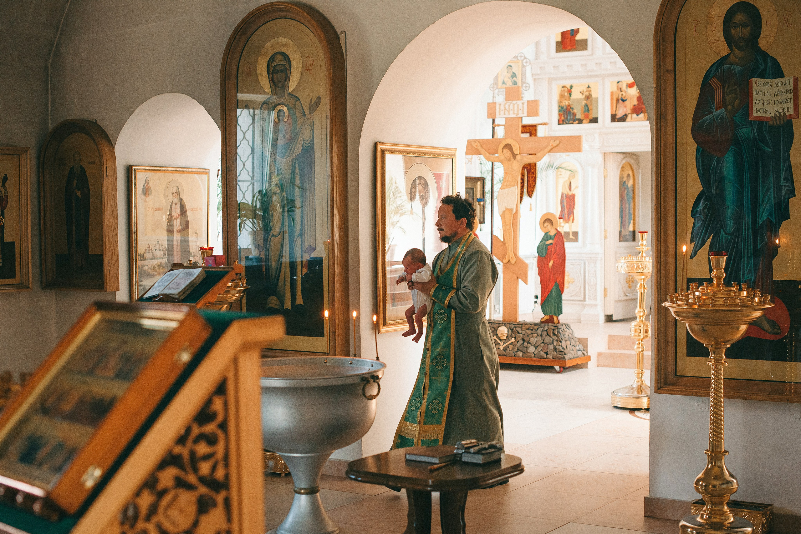 Таинство Крещения. Семейный и детский фотограф в Обнинске, Калуге, Москве