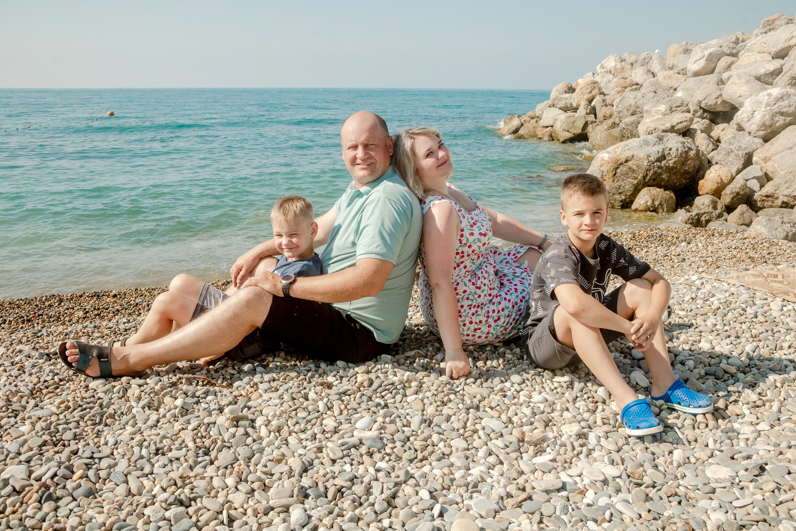 Юлия, Александр, Кирилл и Глеб. Фотограф в Геленджике, Архипо-Осиповке, Абрау-Дюрсо, Кринице Виктория