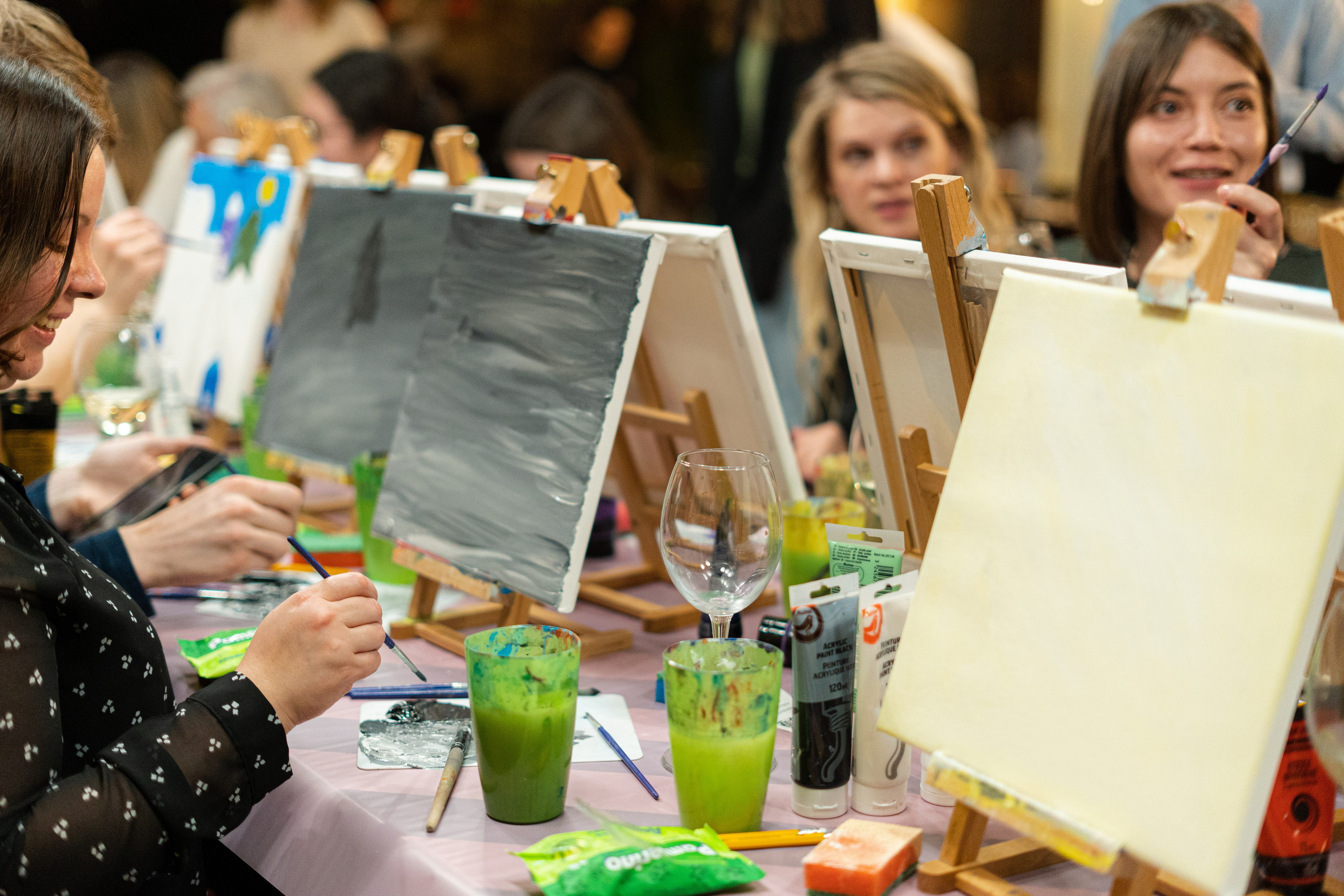 Корпоратив Teach Me Art 2. Портретный фотограф в Москве и Санкт-Петербурге Арина Чех