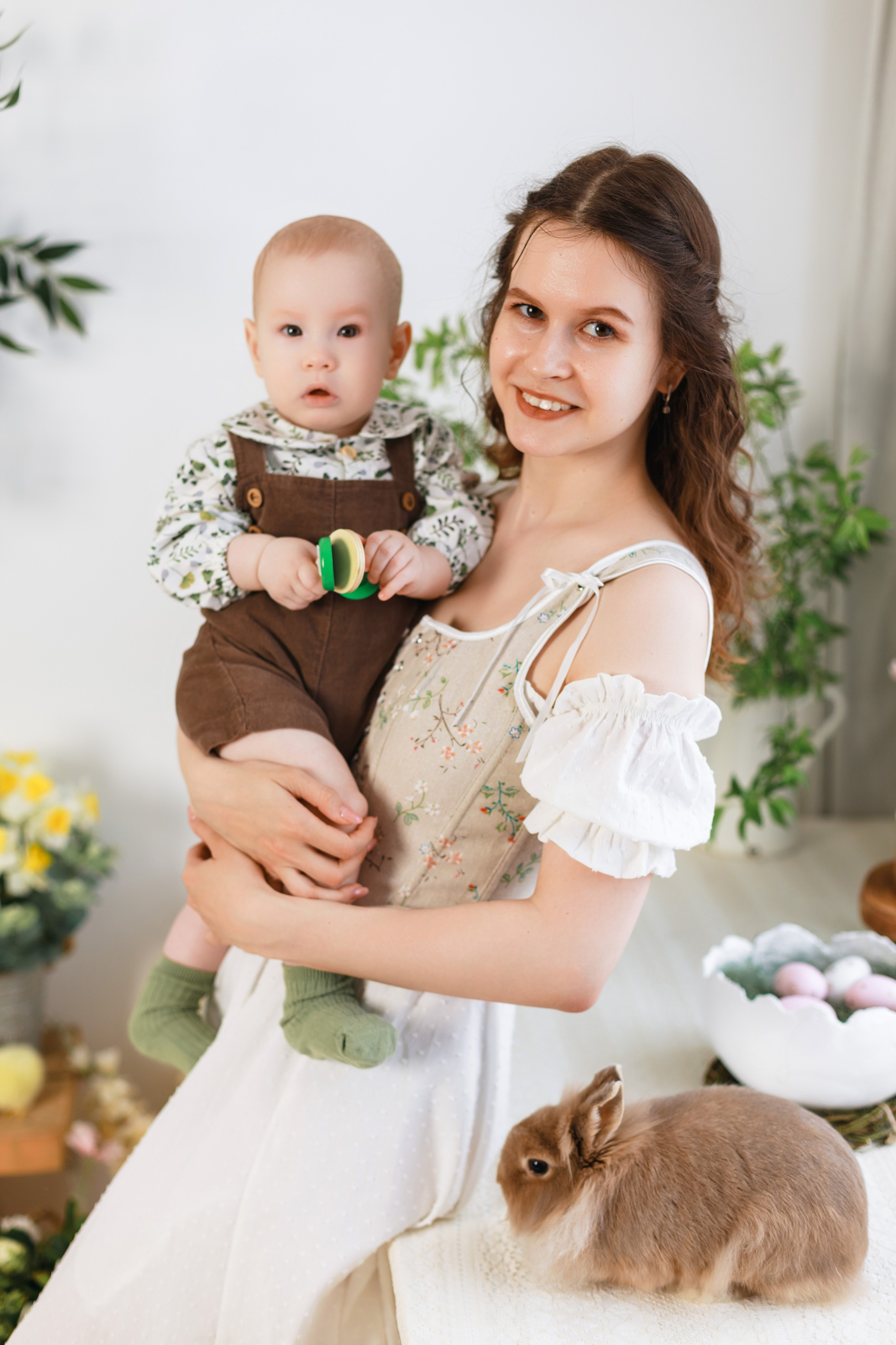 семейная фотосессия в студии в Краснодаре