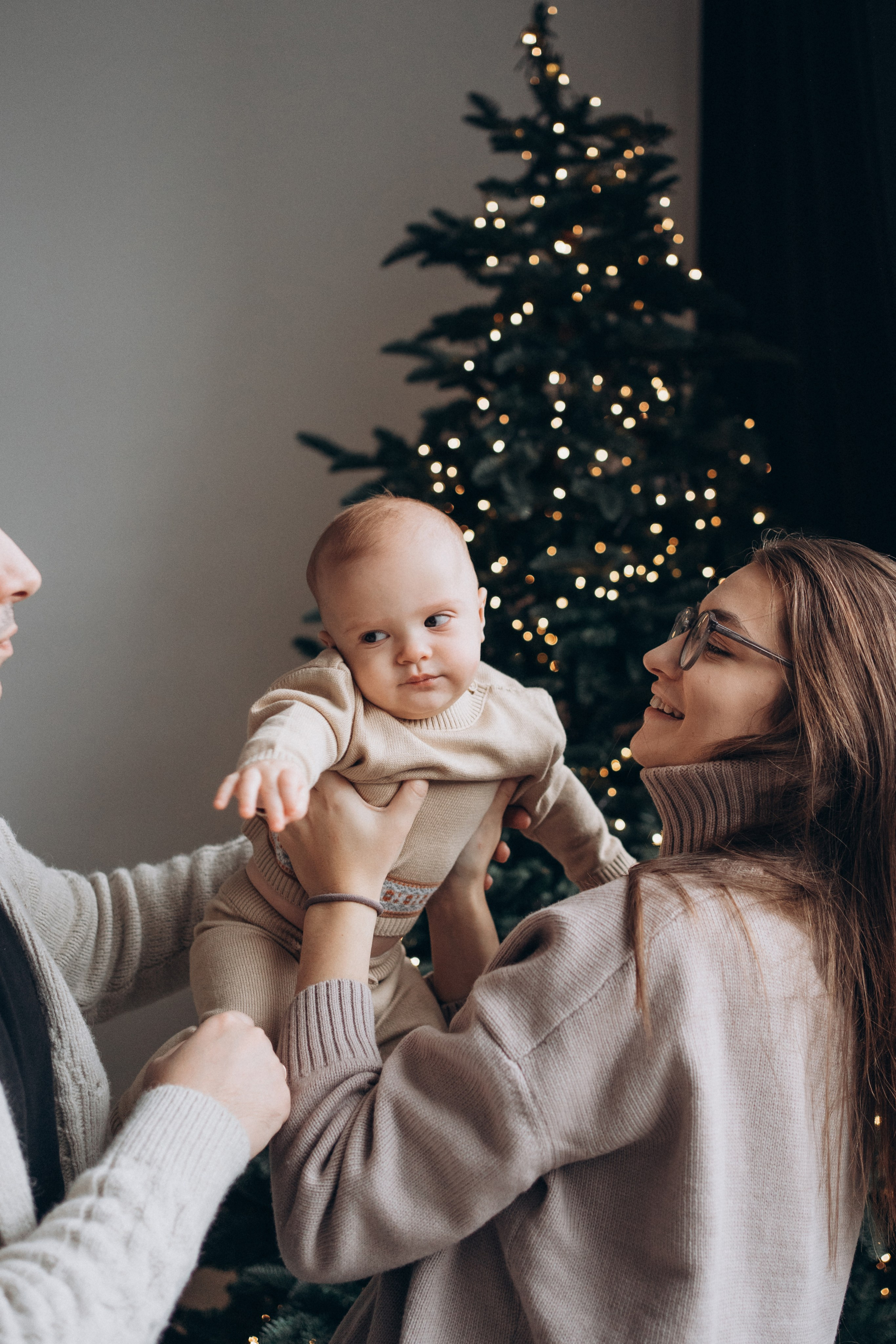 Рождественская история. Фотограф новорожденных и малышей до года в Москве Анастасия Соколова