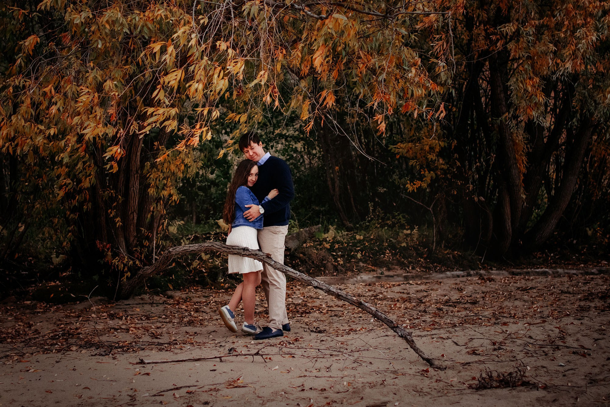 Наталья, Илья и фоксы. Фотограф Наталья Потапова