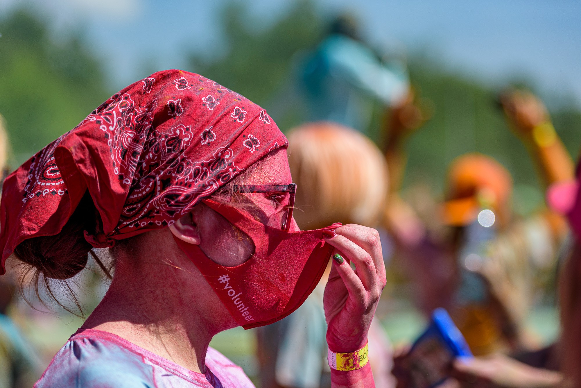 Красочные волонтеры!. Репортажный фотограф Сергей Квартальнов