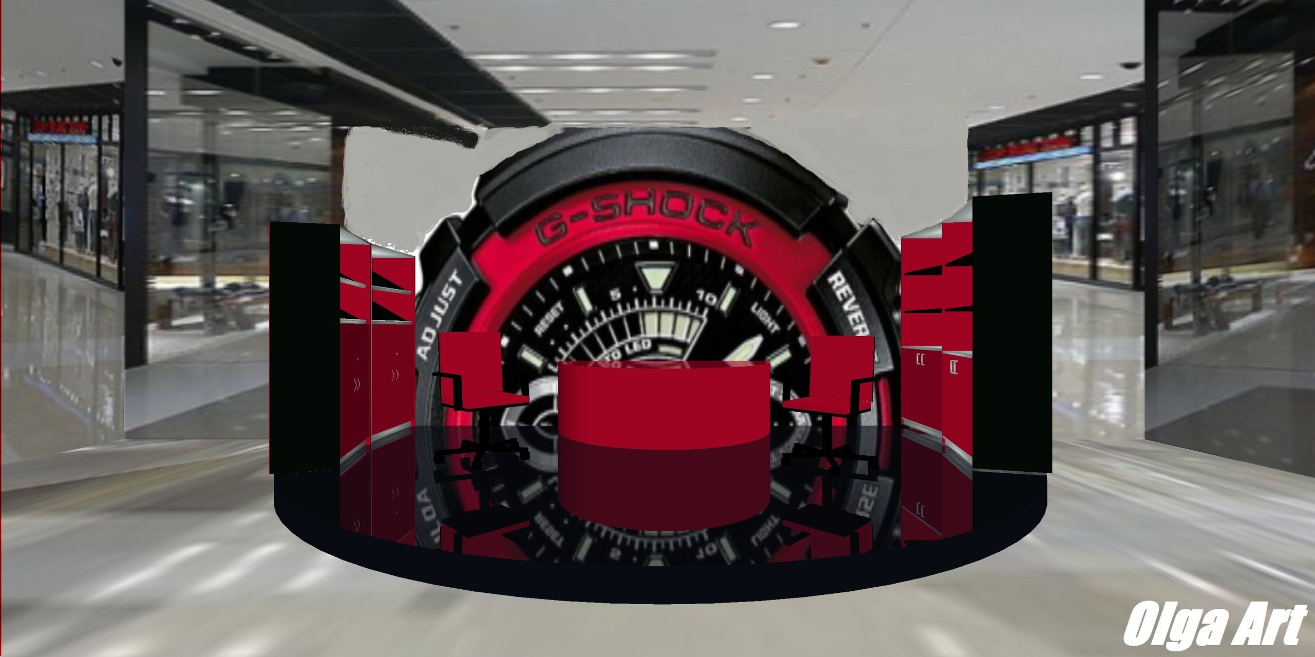 Торговый стенд. Дизайнер интерьера в Сочи Ольга BAKUSHKIN DESIGN