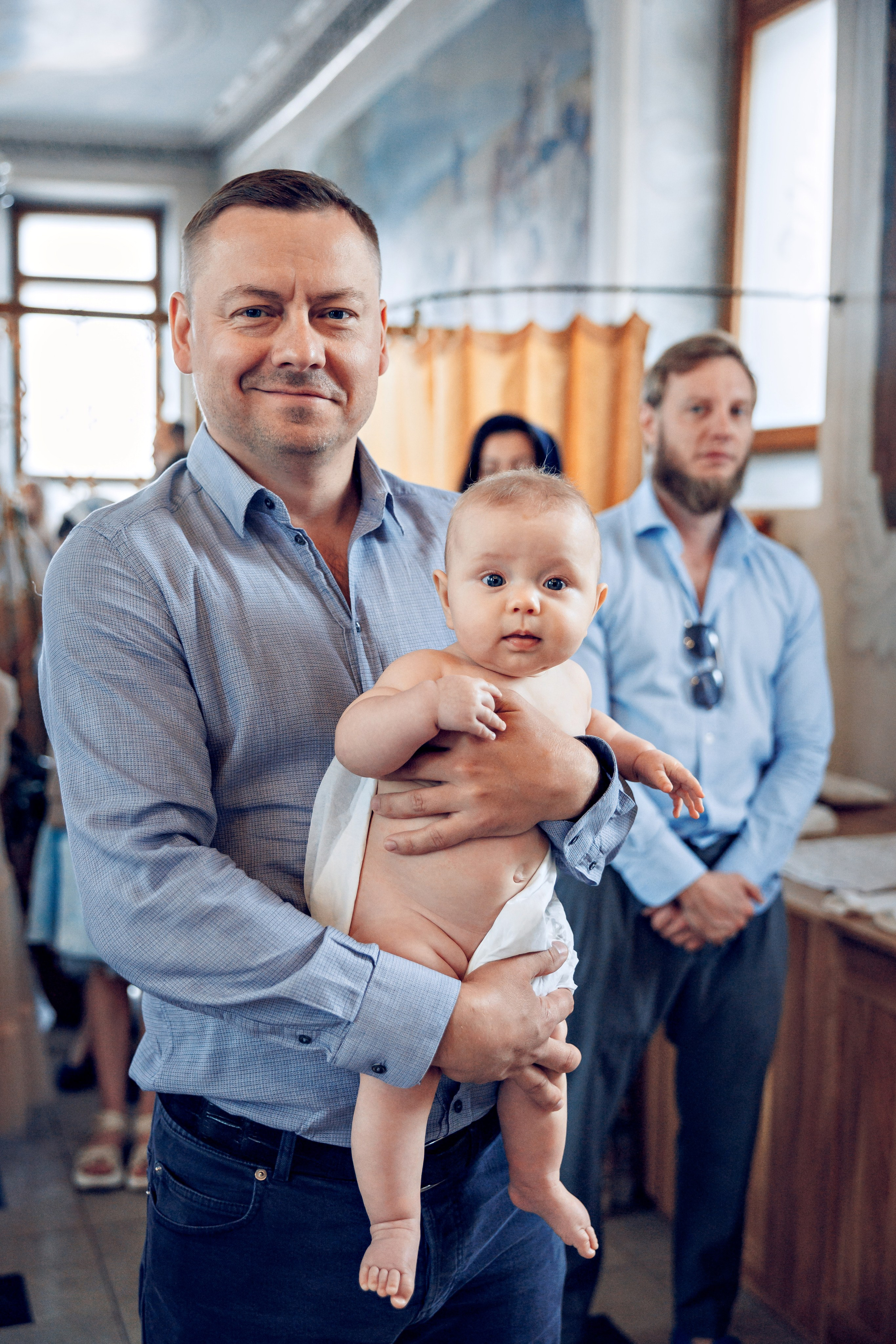 Крещение в Елоховском Богоявленном соборе. Профессиональный фотограф в Москве и Мо Мария Шантарёва