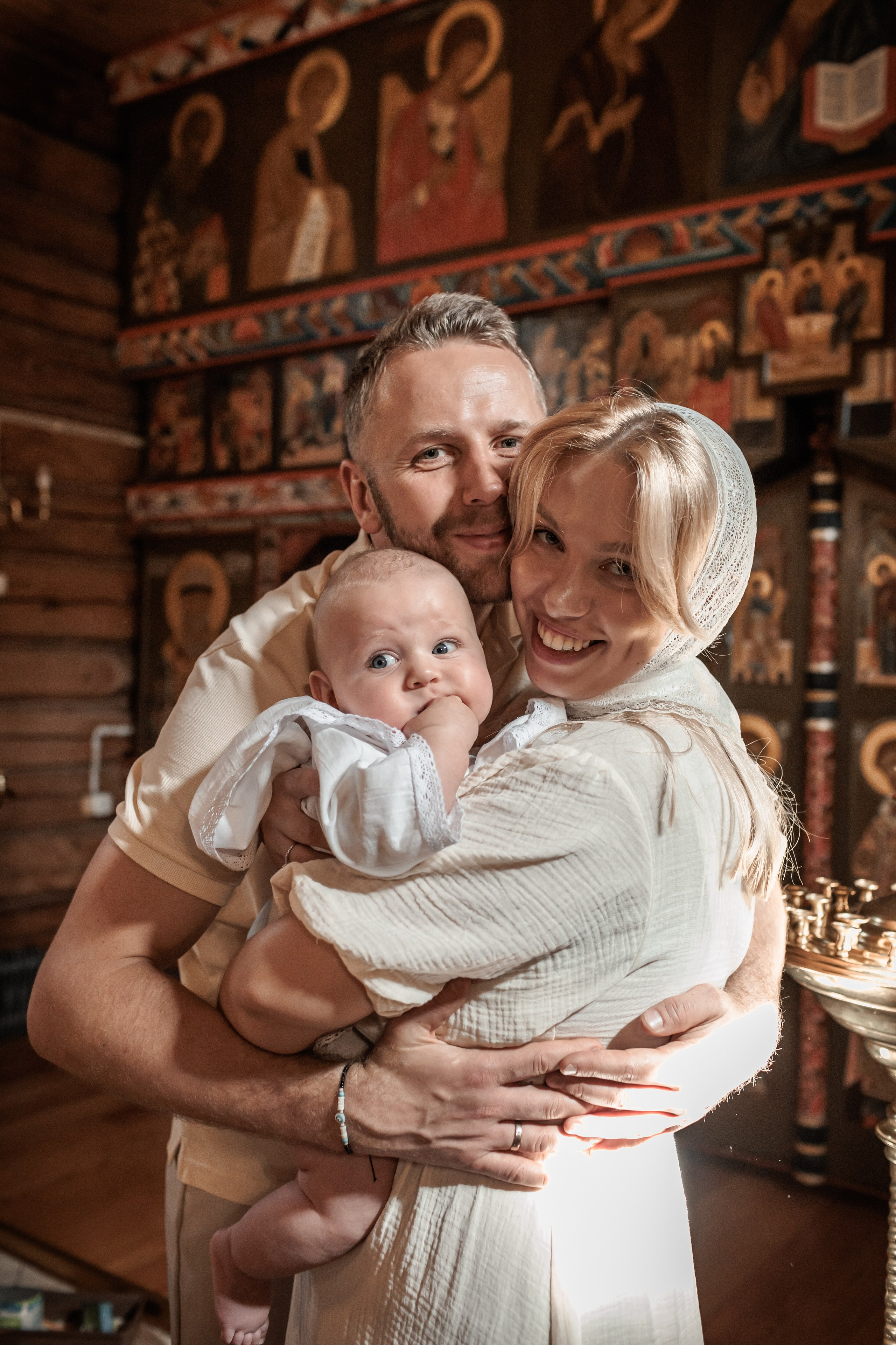 Крещение в Храме Успения Пресвятой Богородицы в Косино. Профессиональный фотограф в Москве и Мо Мария Шантарёва