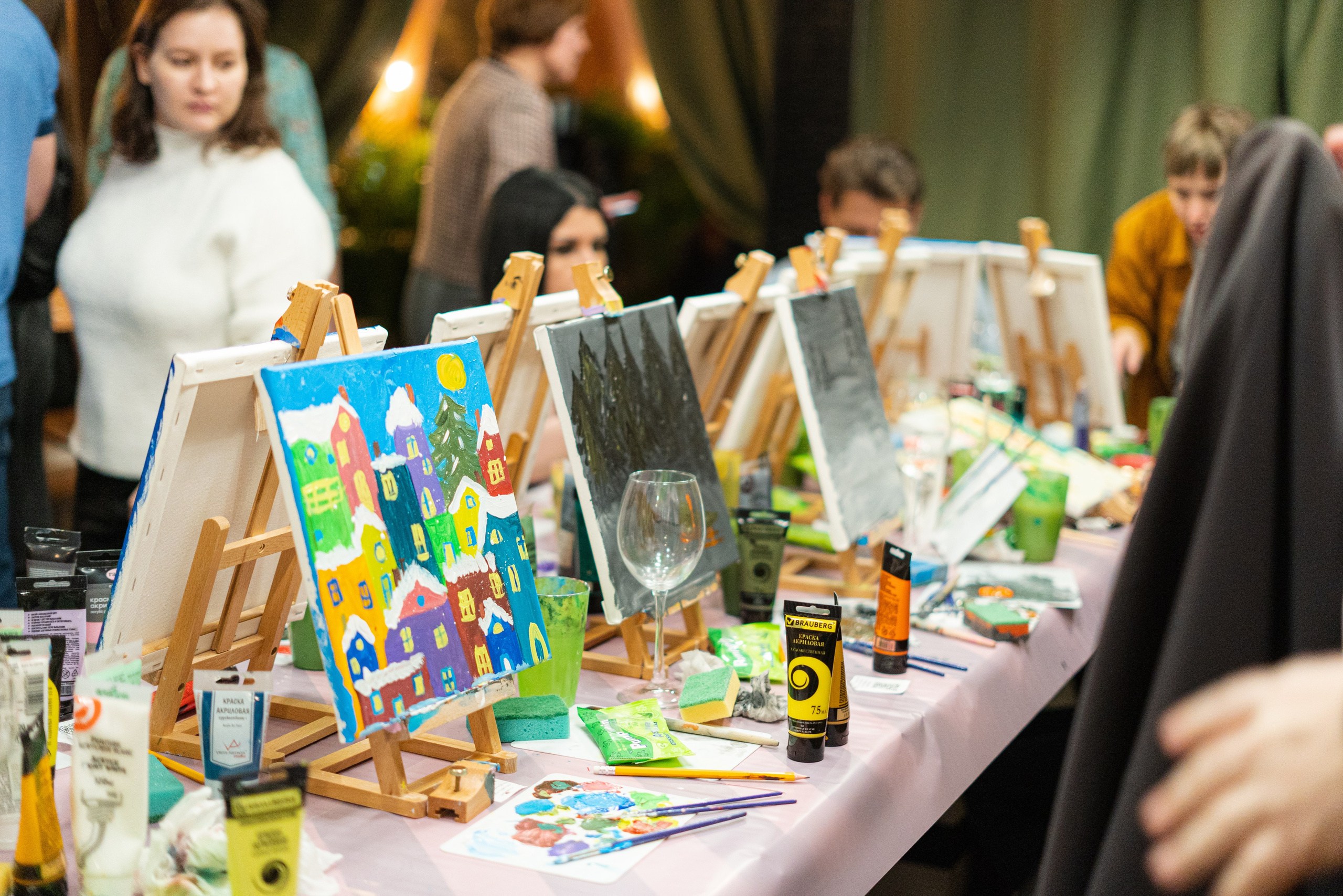 Корпоратив Teach Me Art 2. Портретный фотограф в Москве и Санкт-Петербурге Арина Чех