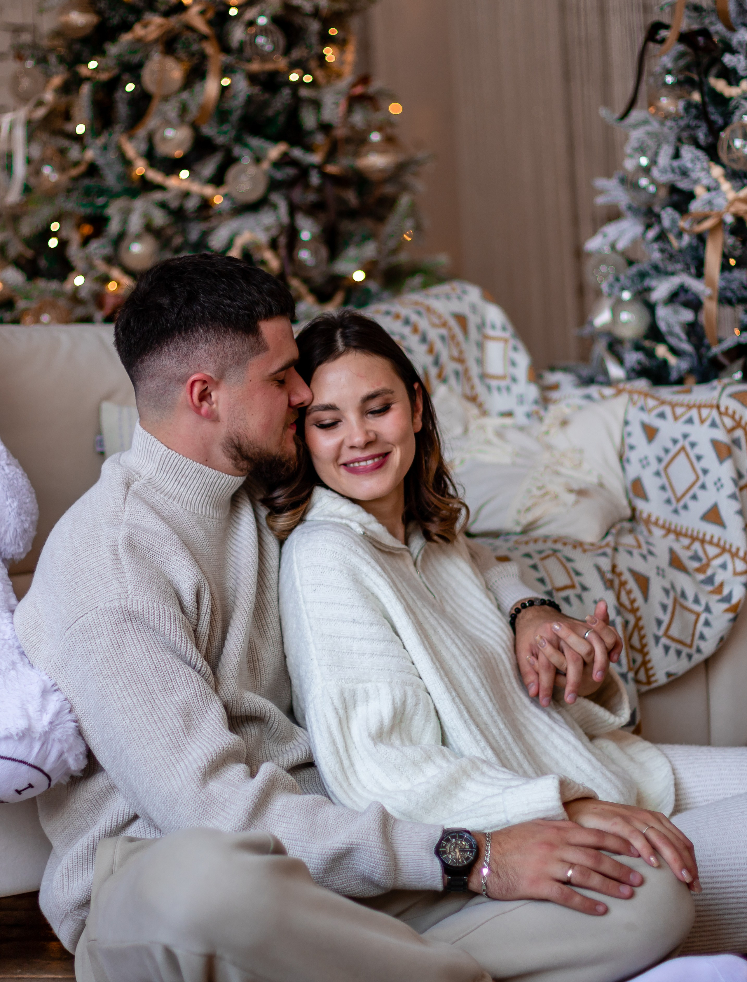 Семейная Новогодняя фотосессия. Семейный и детский фотограф в Хабаровске Алевтина Проскурякова