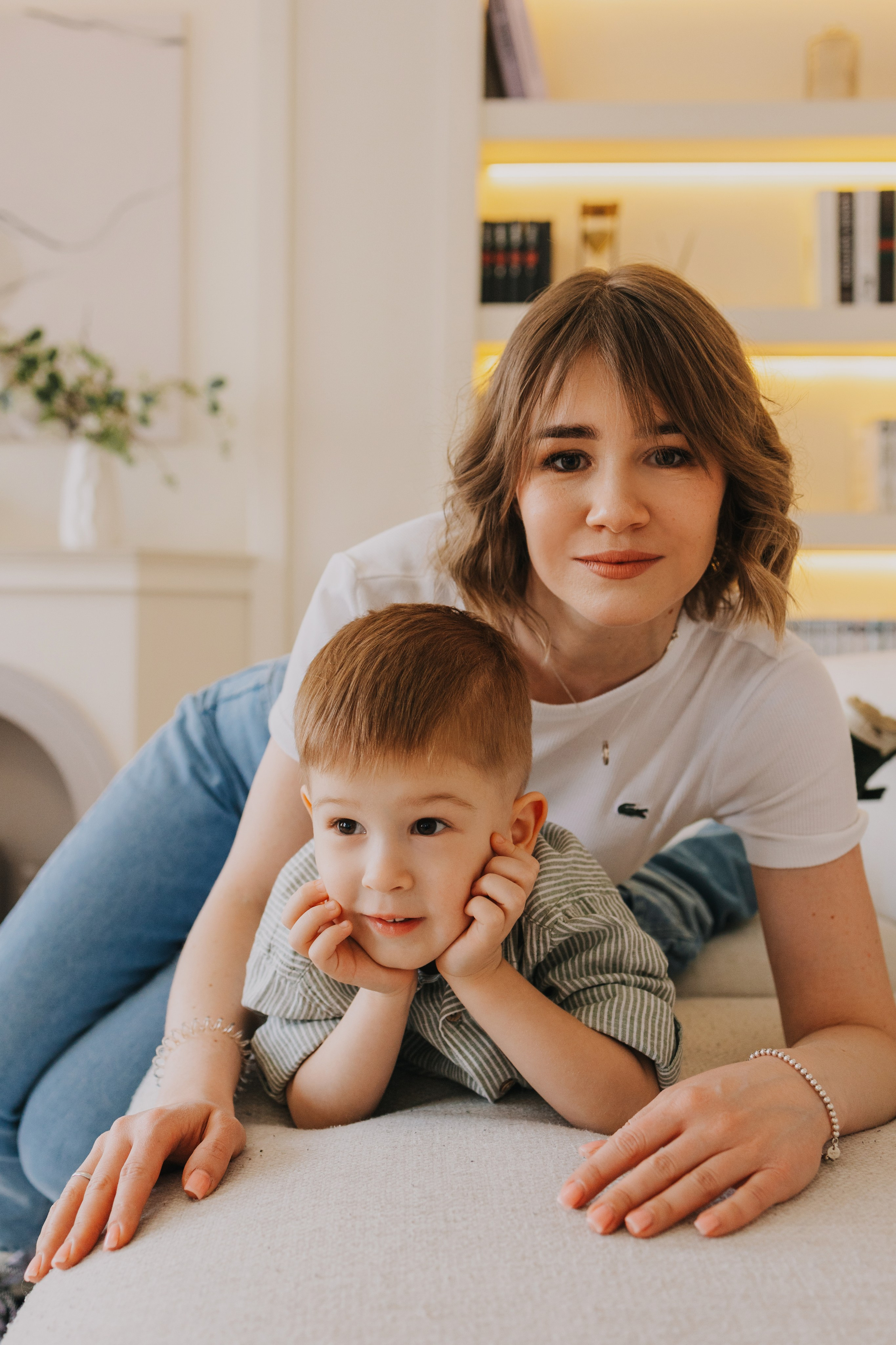 Большая семья. Домашняя фотосессия