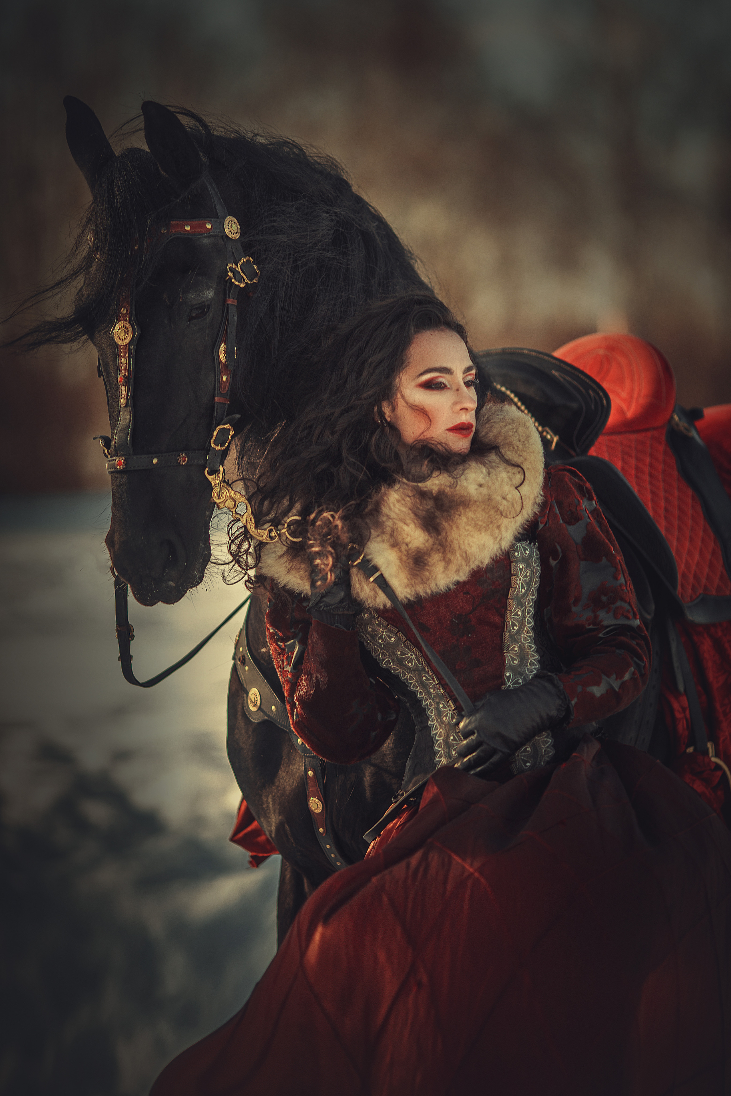 Съемки с лошадьми. Художественная фотография Анны Онтиковой в Москве и Томске