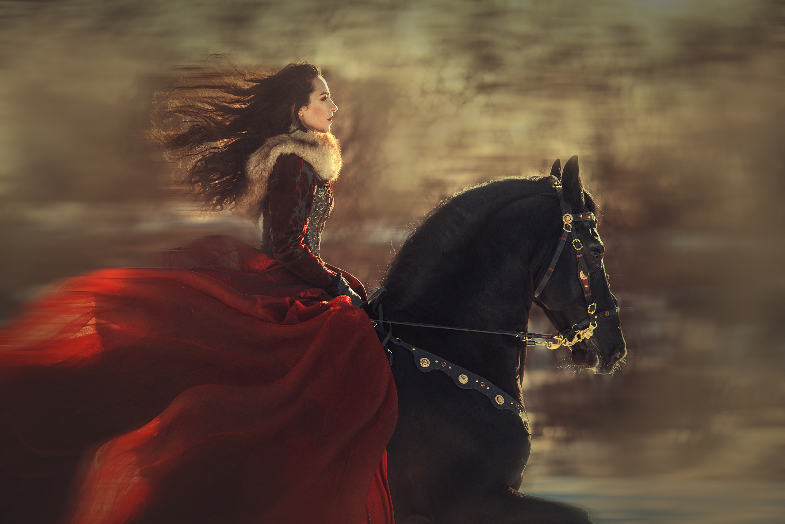 Съемки с лошадьми. Художественная фотография Анны Онтиковой в Москве и Томске