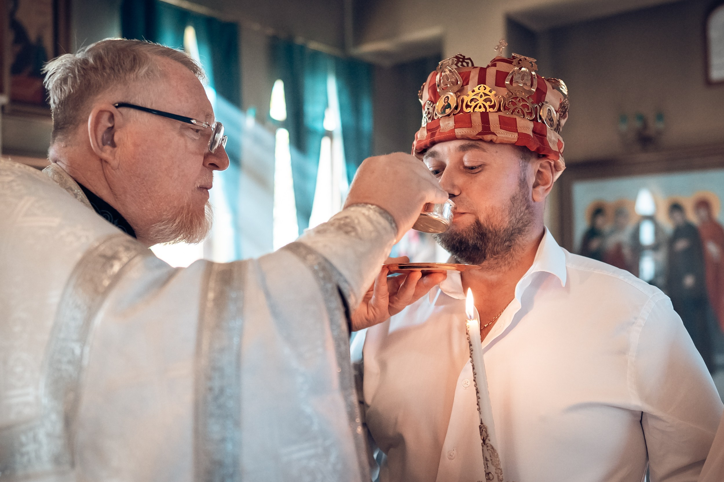 Венчание в храме Прп. Сергия Радонежского с. Орлиное. Церковный фотограф Севастополь