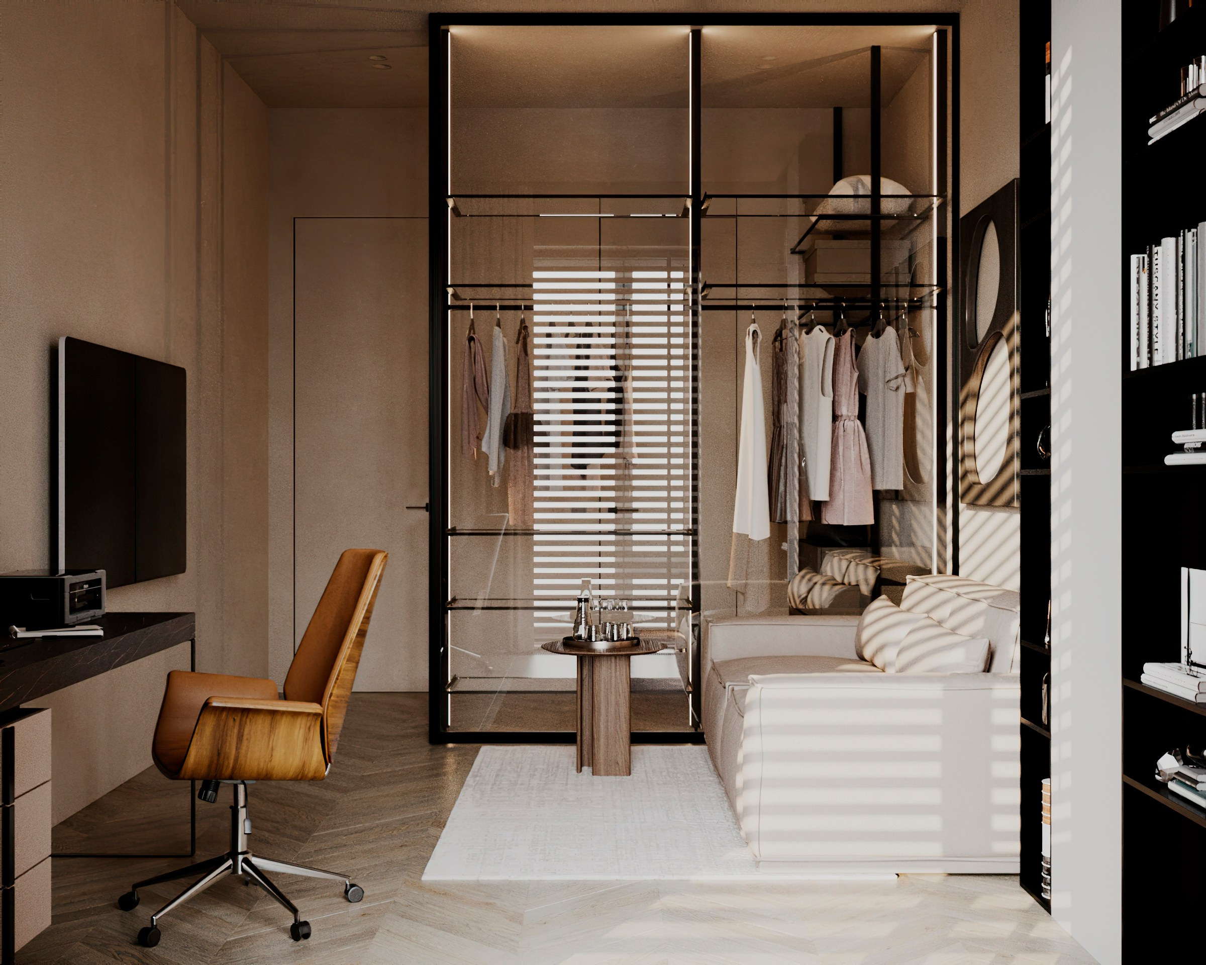 Кабинет ЖК Титул. Визуализатор Векшина Елена