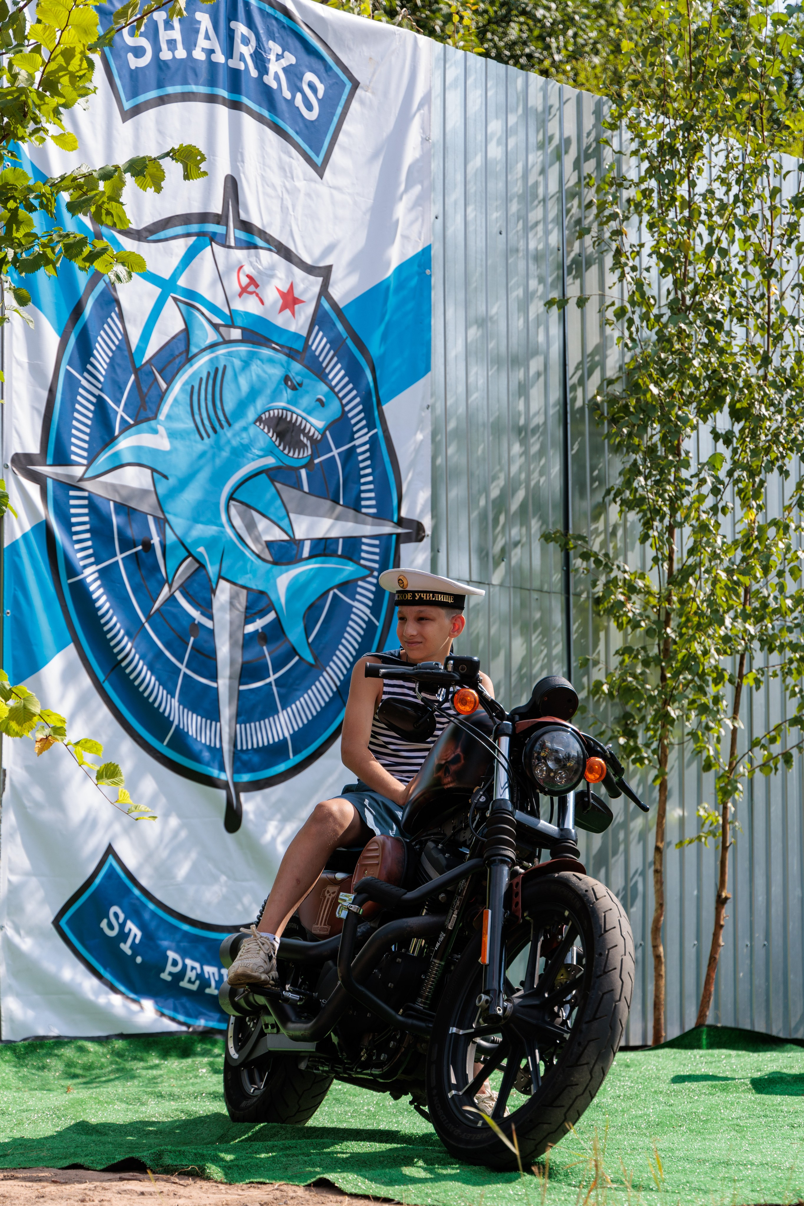 День ВМФ с мотоклубом 28.08.24. Репортажный фотограф Санкт-Петербург | Роман Карбышев
