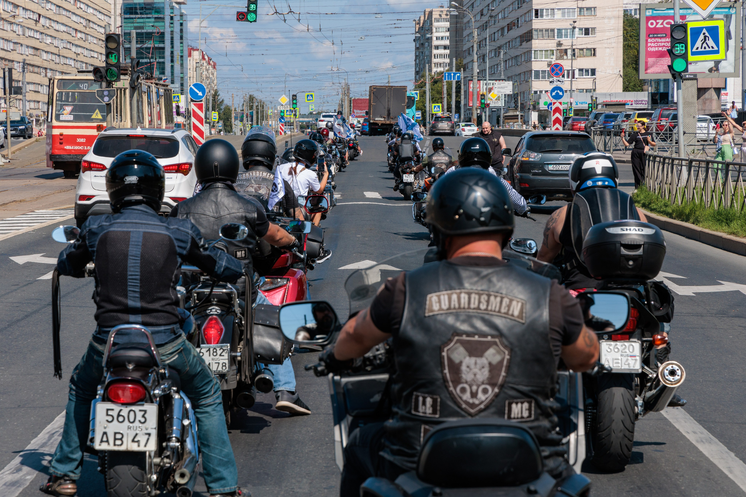 День ВМФ с мотоклубом 28.08.24. Репортажный фотограф Санкт-Петербург | Роман Карбышев