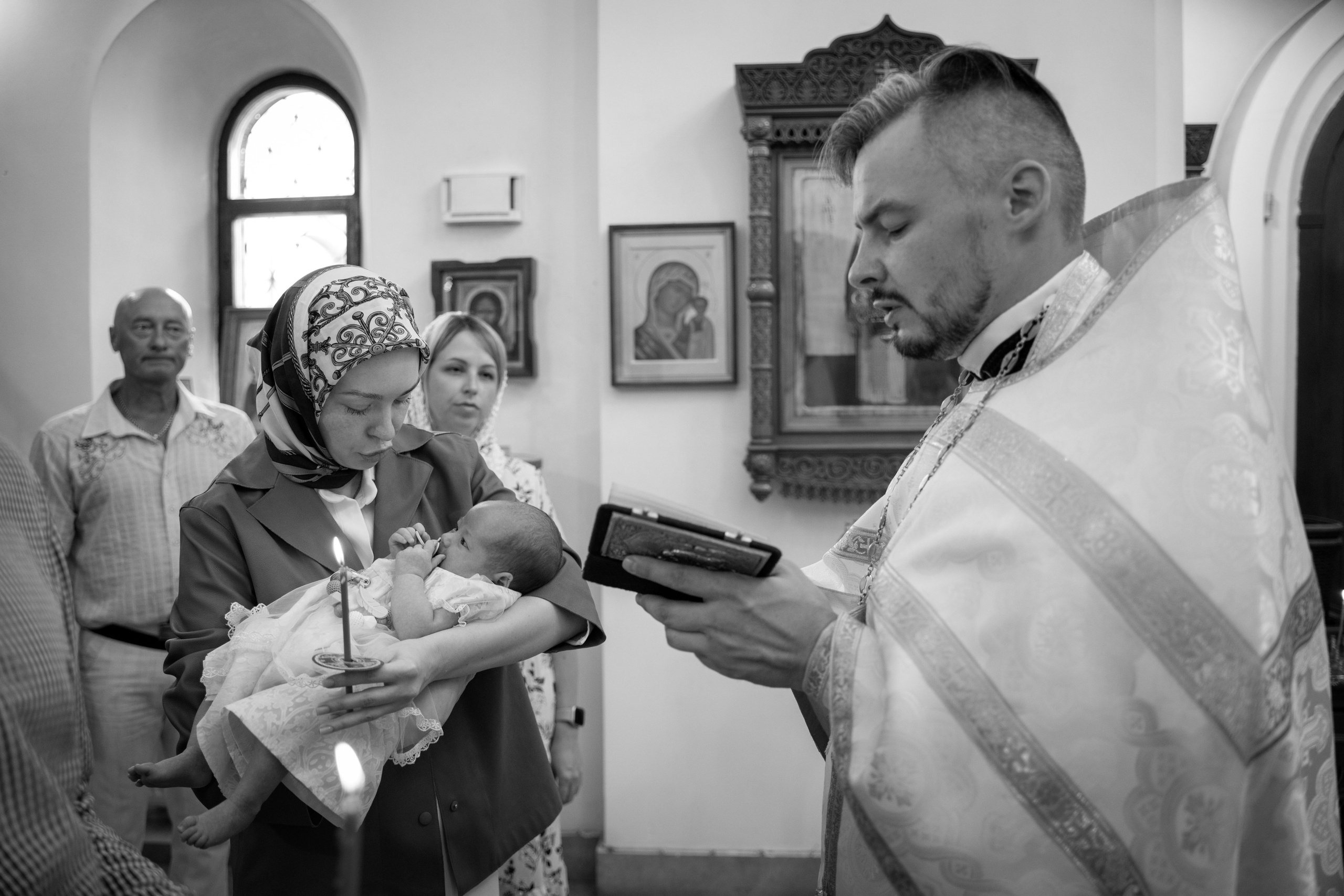 Крещение Александры. Фотограф Мария Орлова