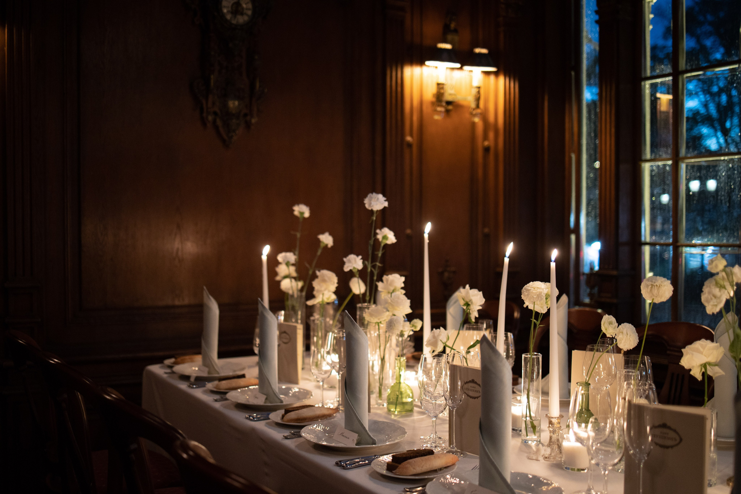 Лола & Иван. Ресторан «Пушкинъ». Оформление свадеб, декор свадеб Вера Маркова, Москва