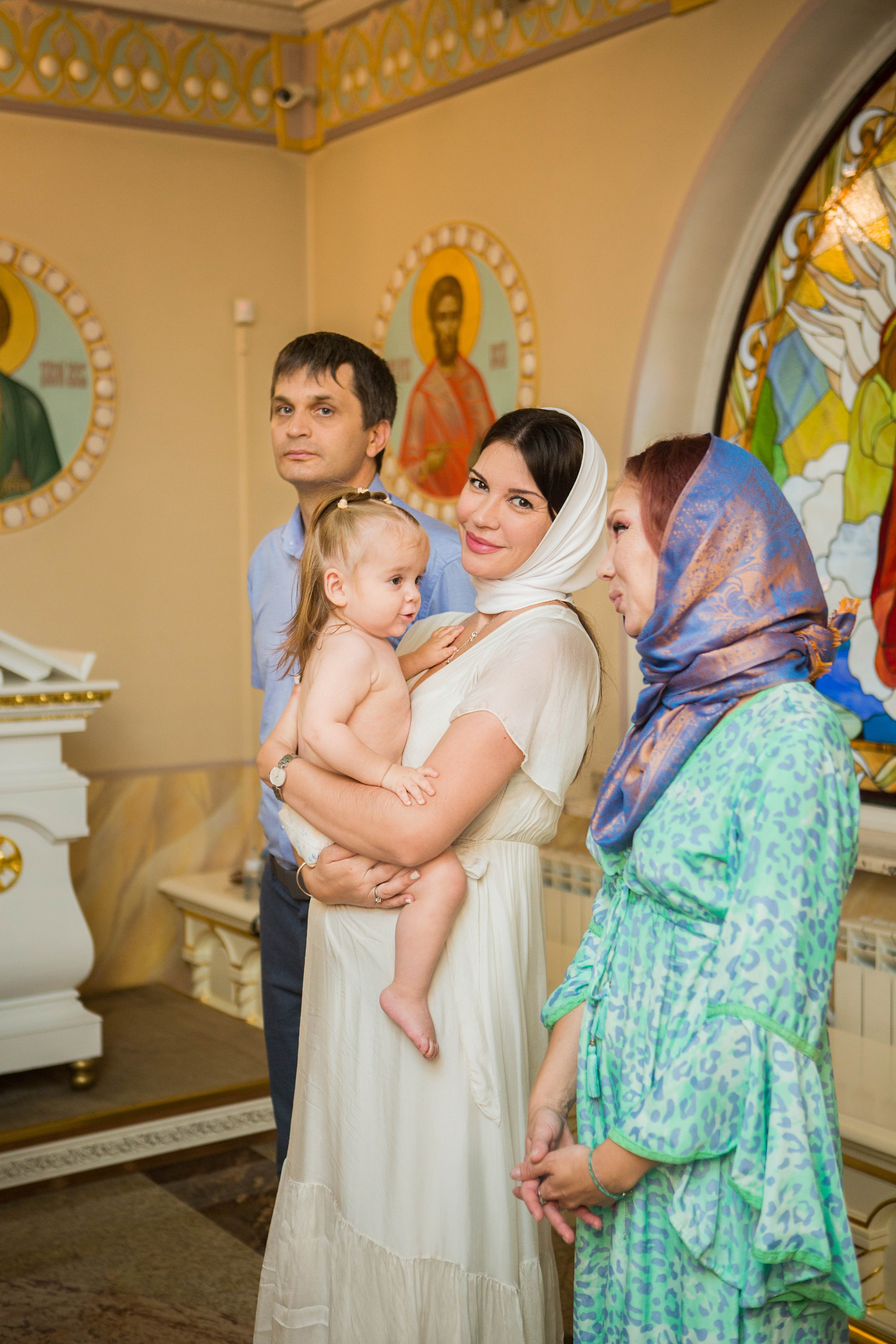 Крещение Дарьи. Храм в честь иконы Божией Матери Целительница. Свадебный семейный и детский фотограф в Краснодаре Карина Федоровская