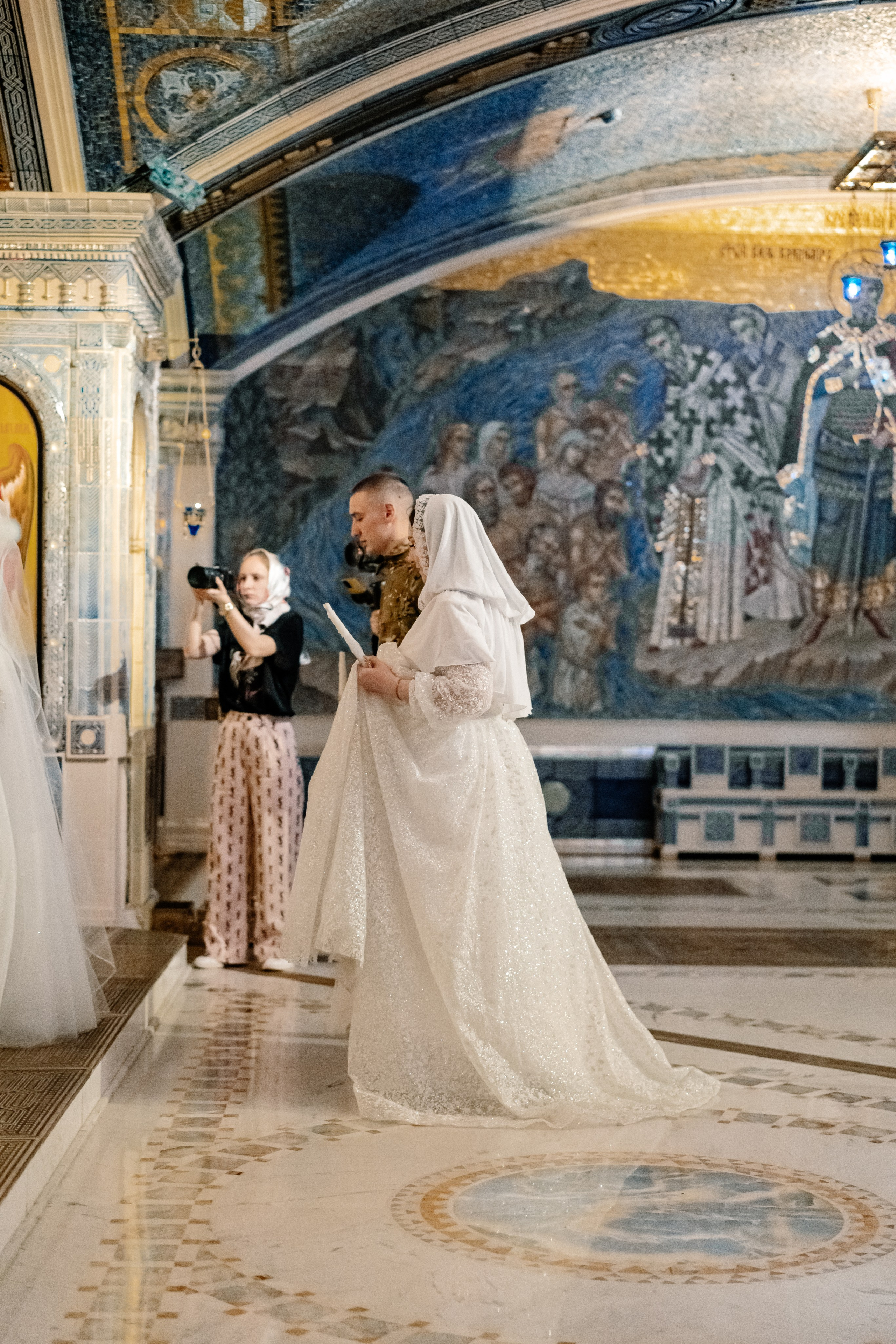Венчание в Главном храме вооруженных сил (Патриот). Семейный фотограф Одинцово Москва Наталия Черенкова