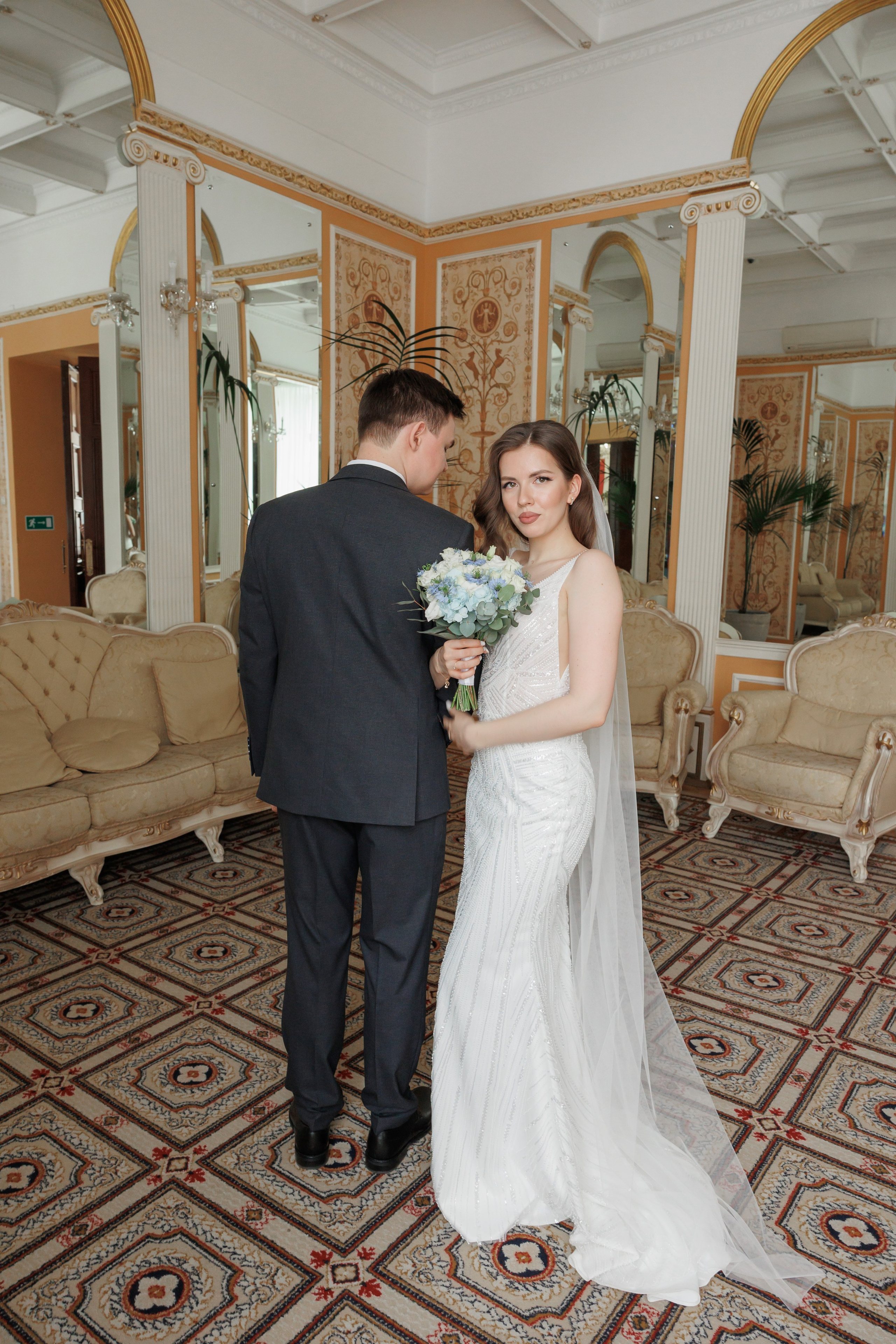 Даша и Дима, Грибоедовский ЗАГС. Свадебный и репортажный фотограф (Москва, Королев и другие)