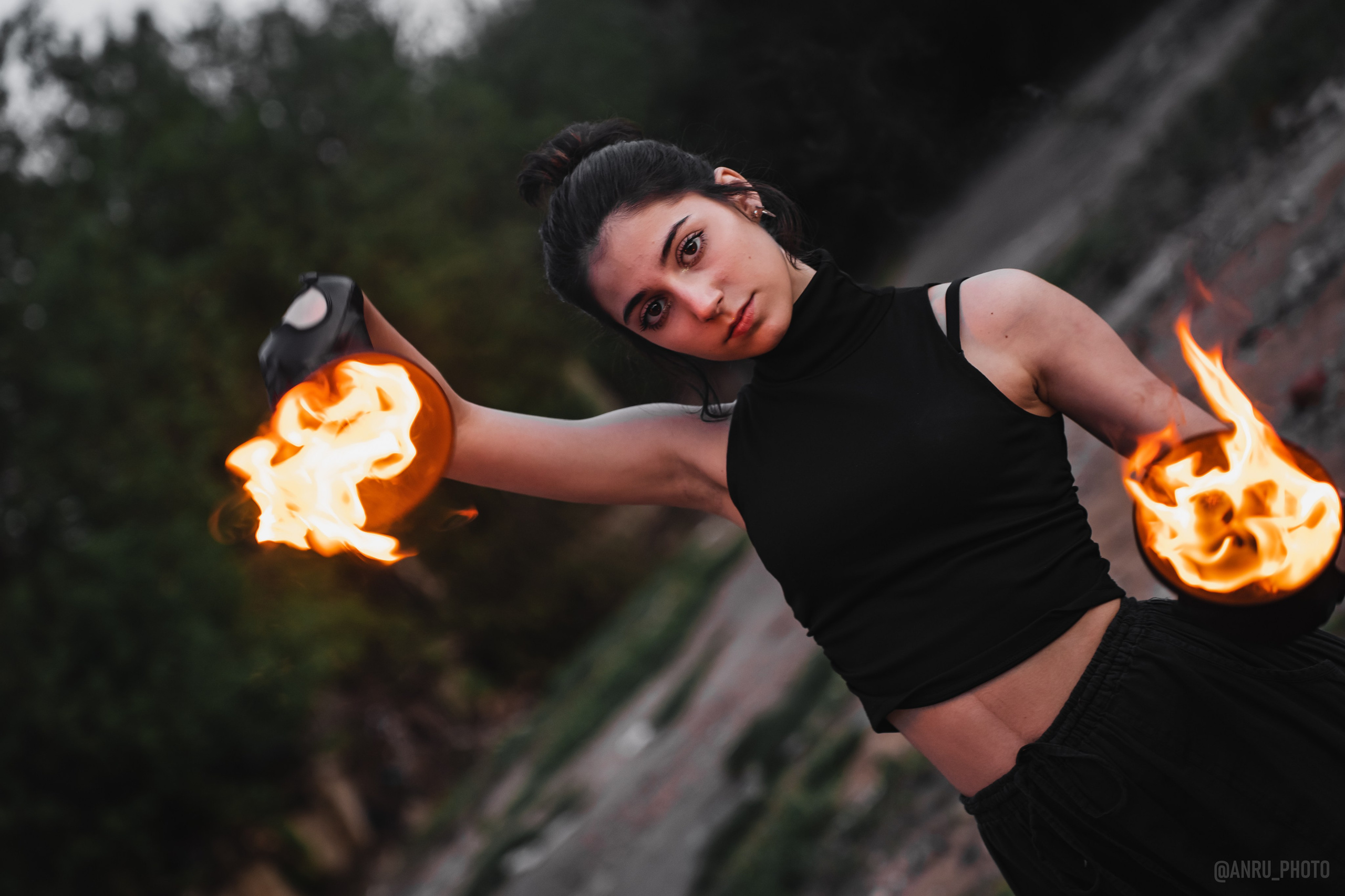 Огненная тренировка. Репортажный фотограф Анастасия Рубцова